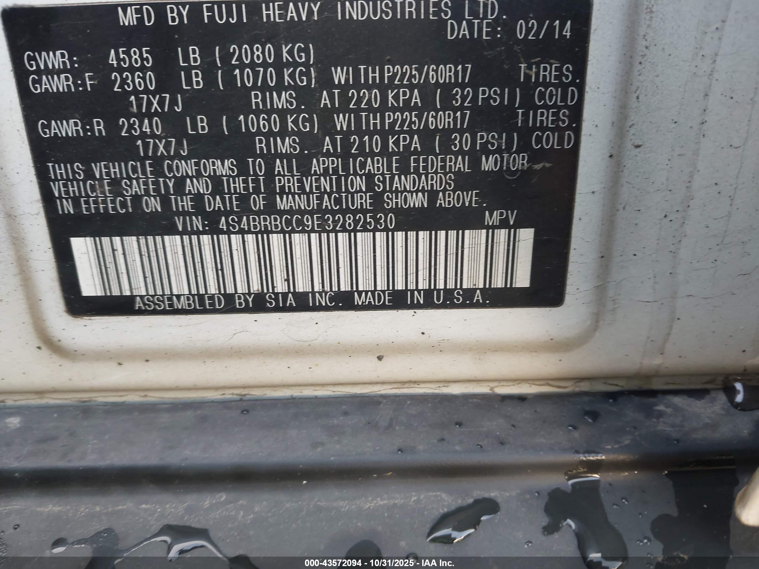 SUBARU OUTBACK image 9