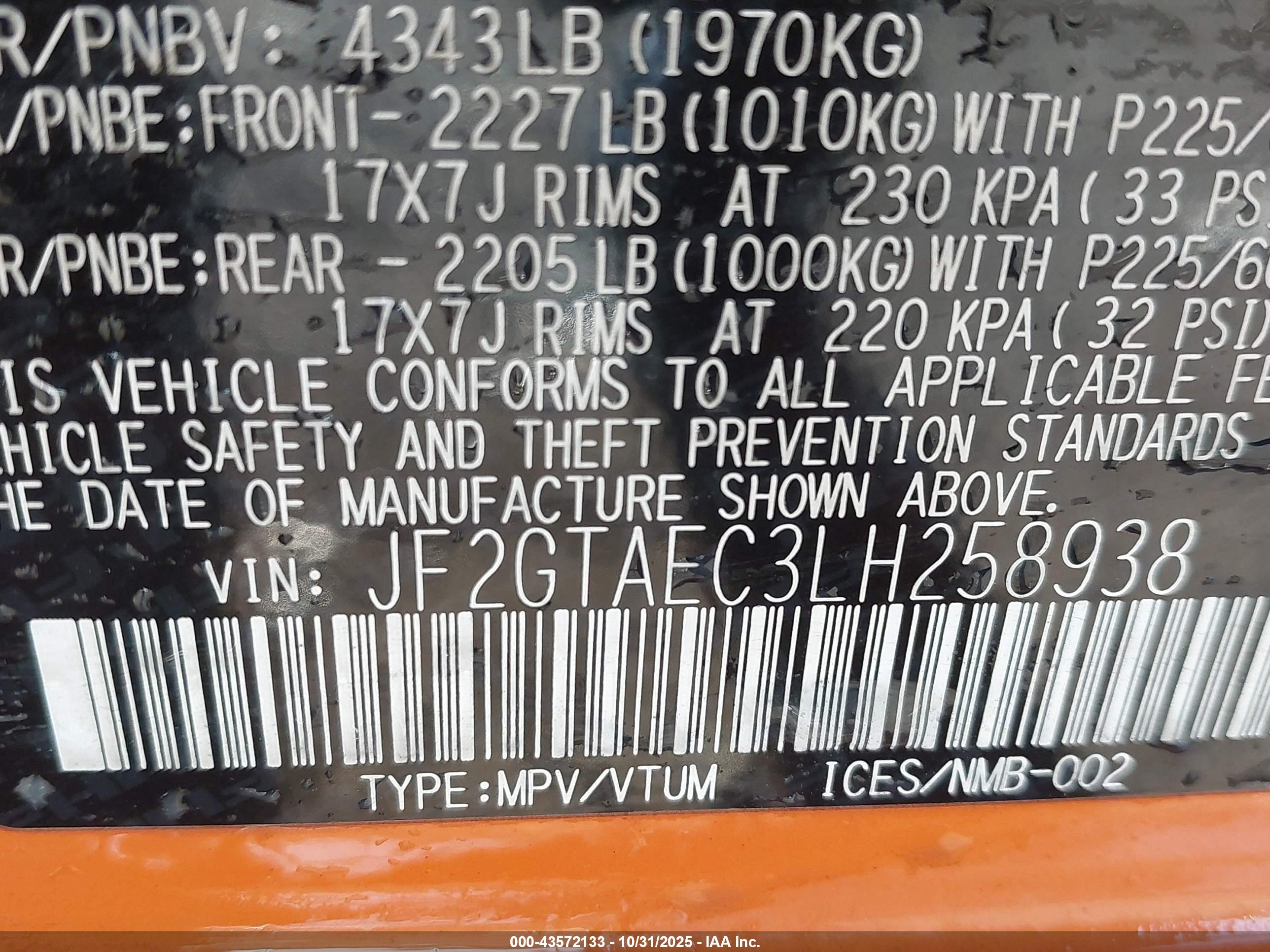 SUBARU CROSSTREK image 9