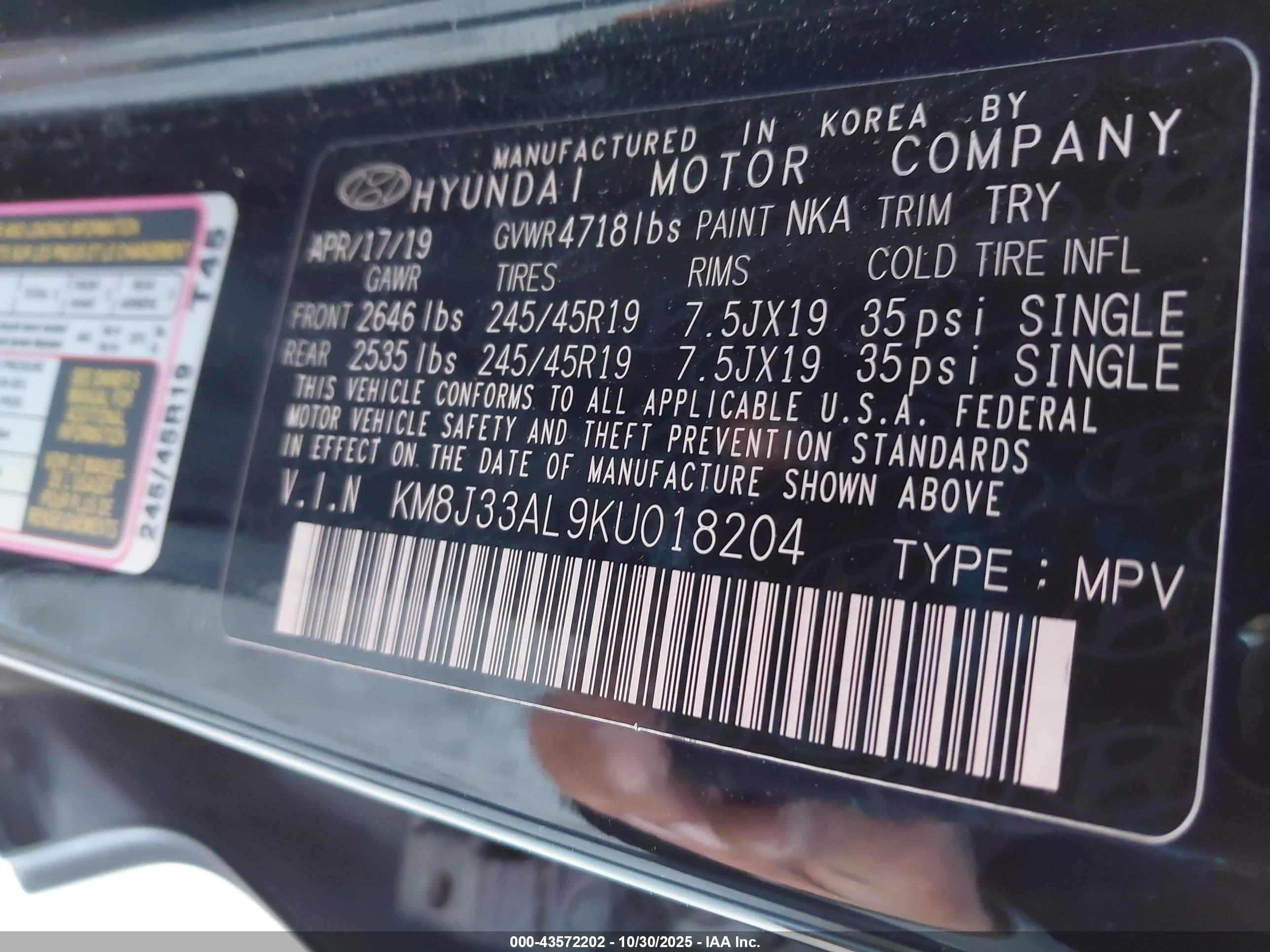 HYUNDAI TUCSON image 9
