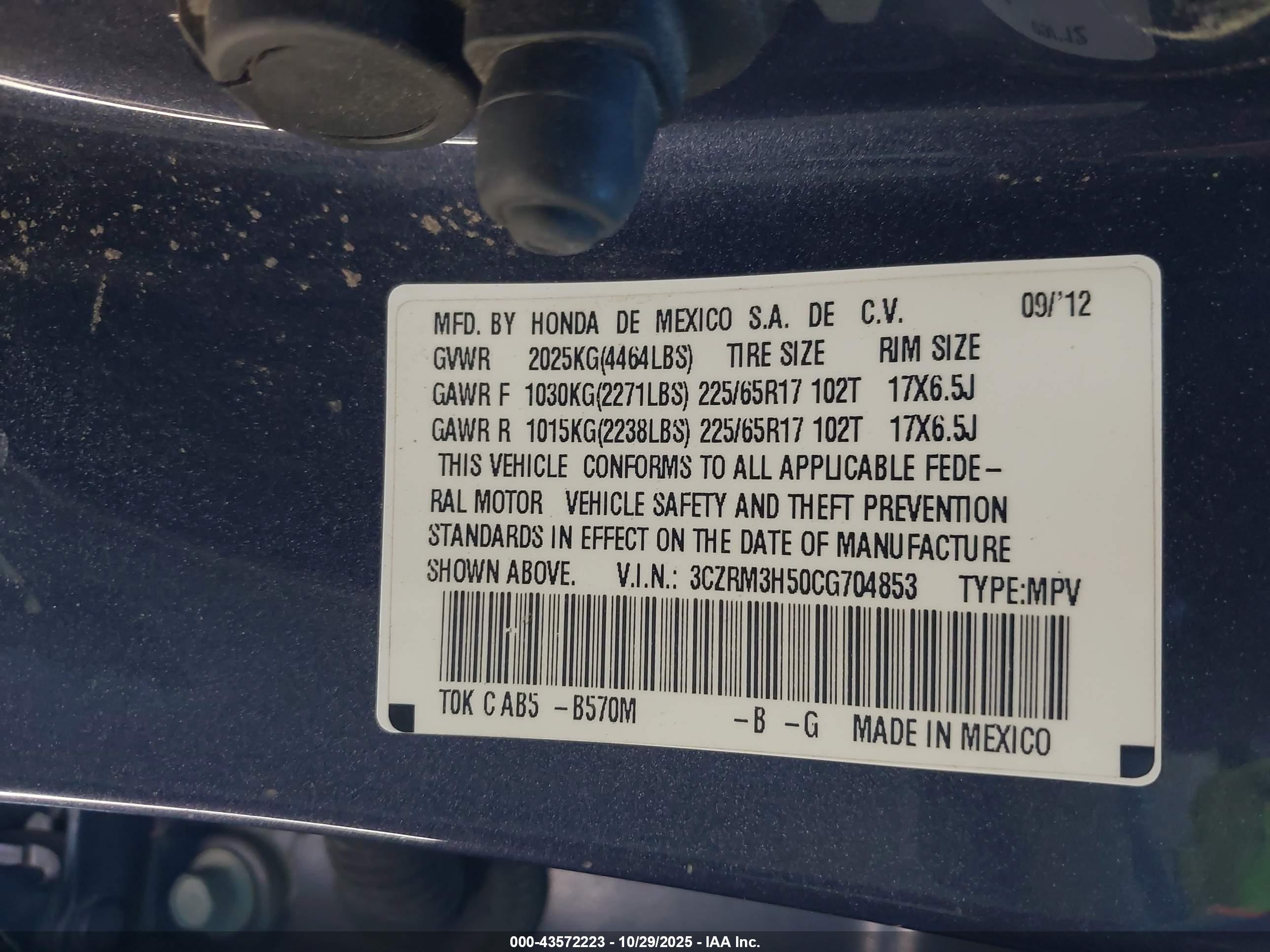 HONDA CR-V image 9