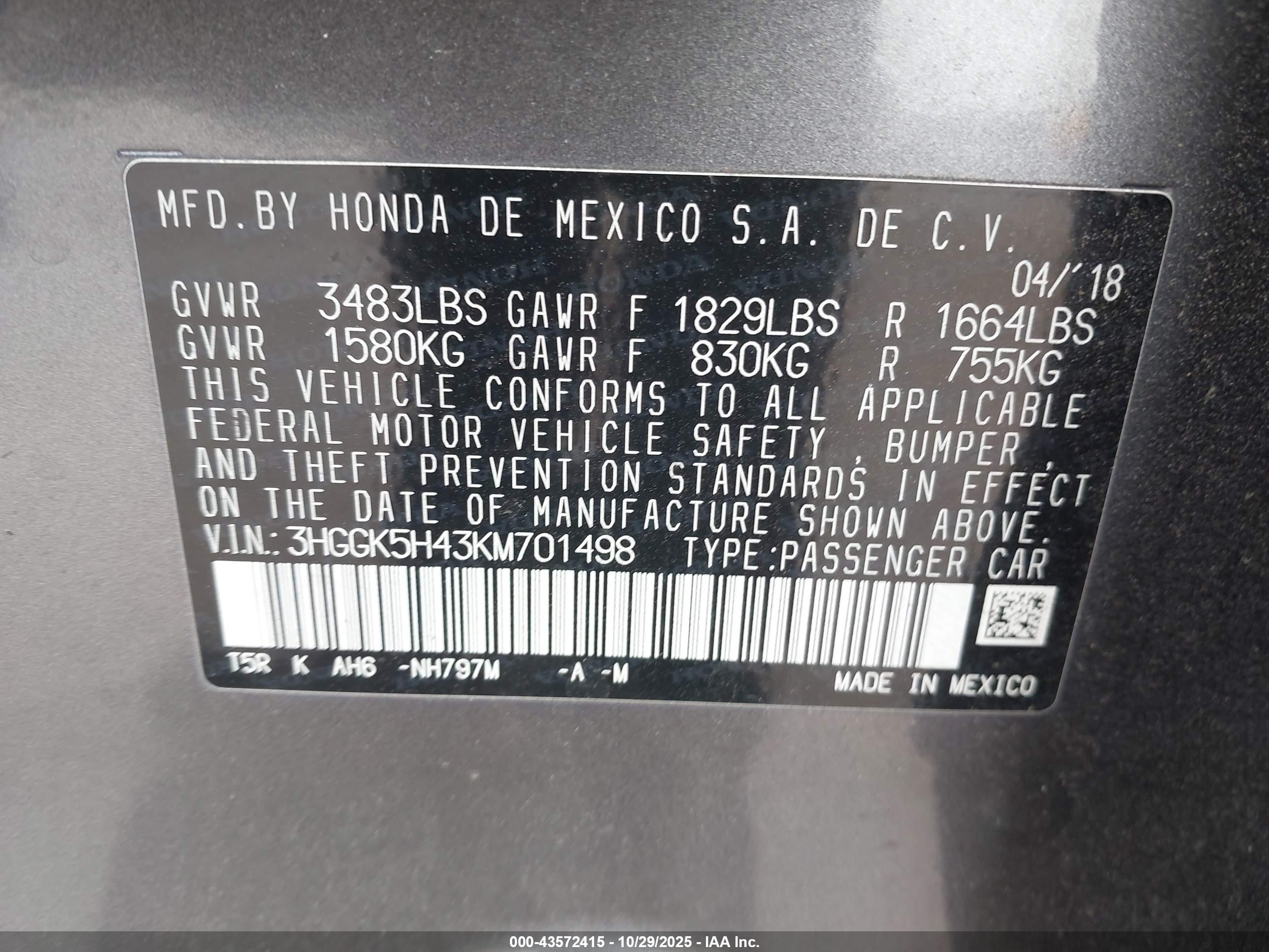 HONDA FIT image 9