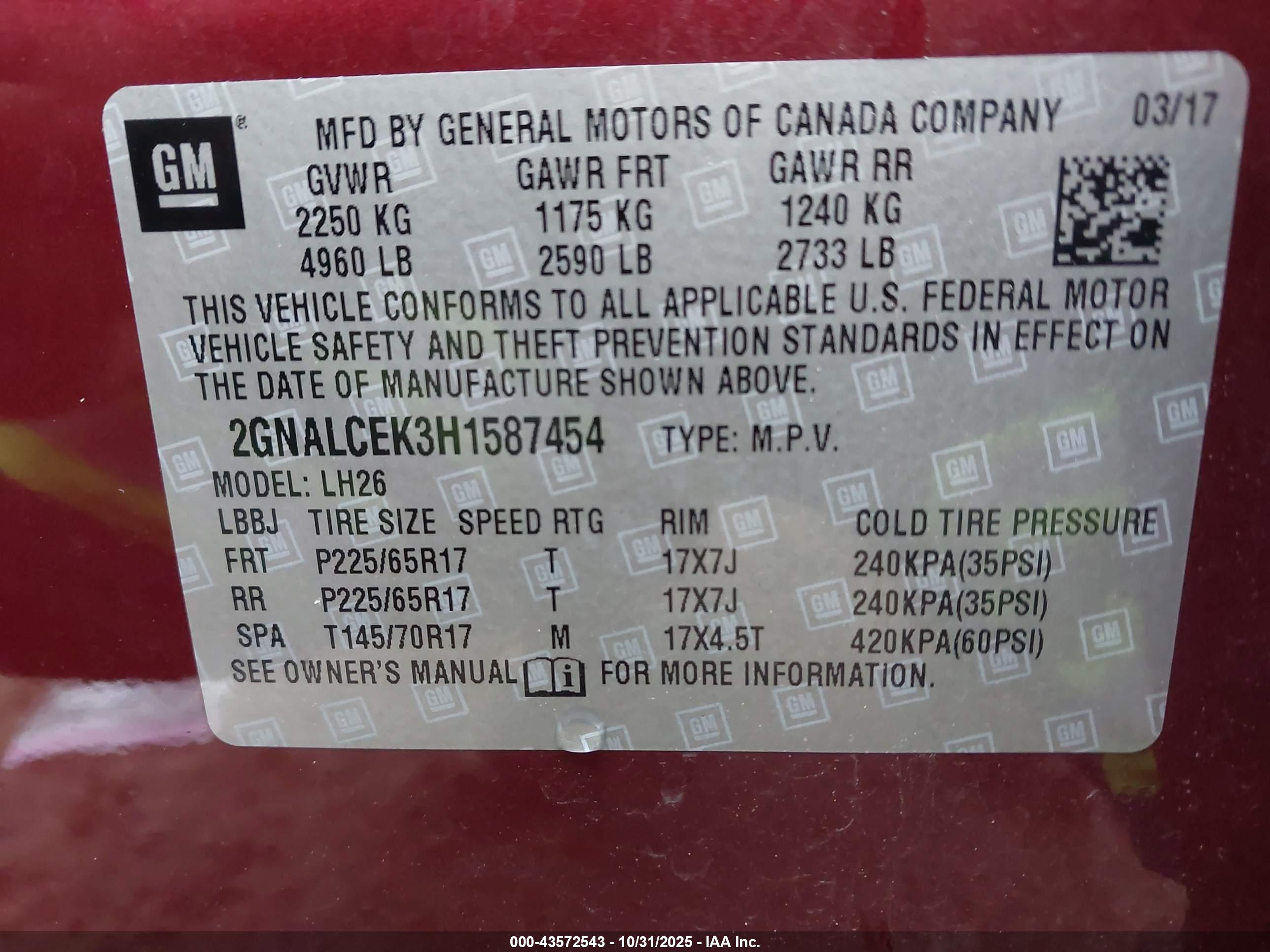 CHEVROLET EQUINOX image 9