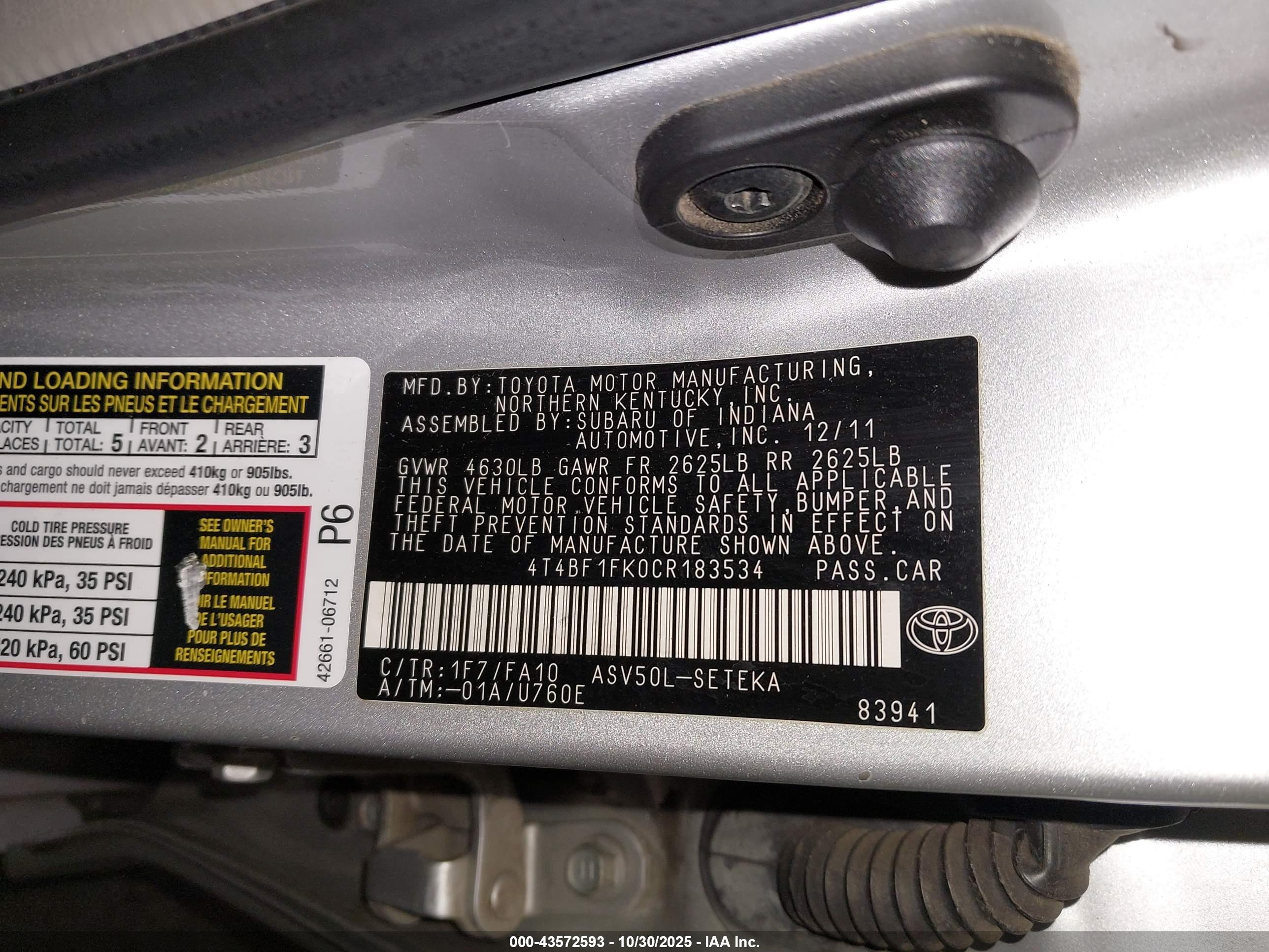 TOYOTA CAMRY image 9
