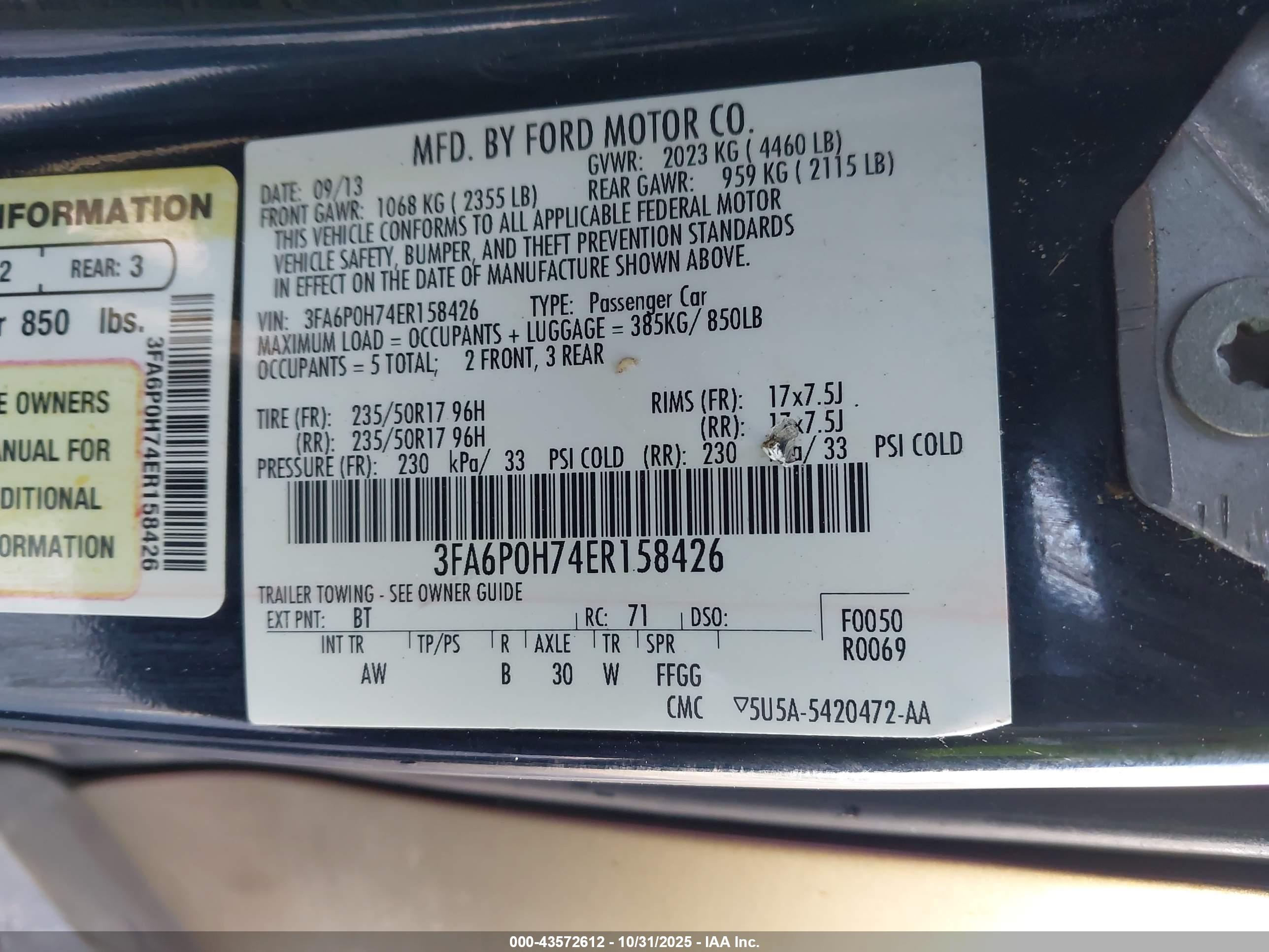 FORD FUSION image 9