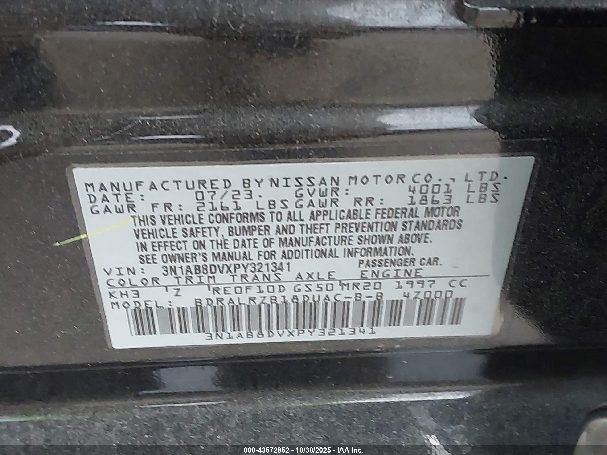 NISSAN SENTRA image 9