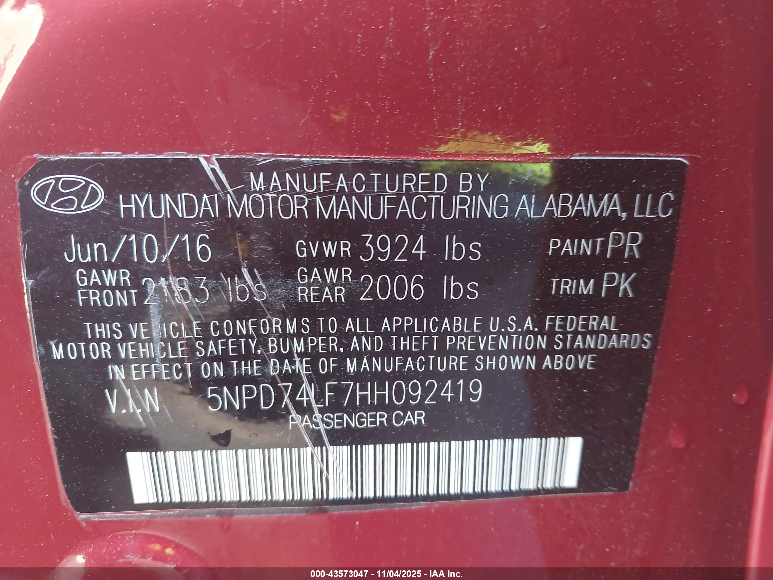 HYUNDAI ELANTRA image 9