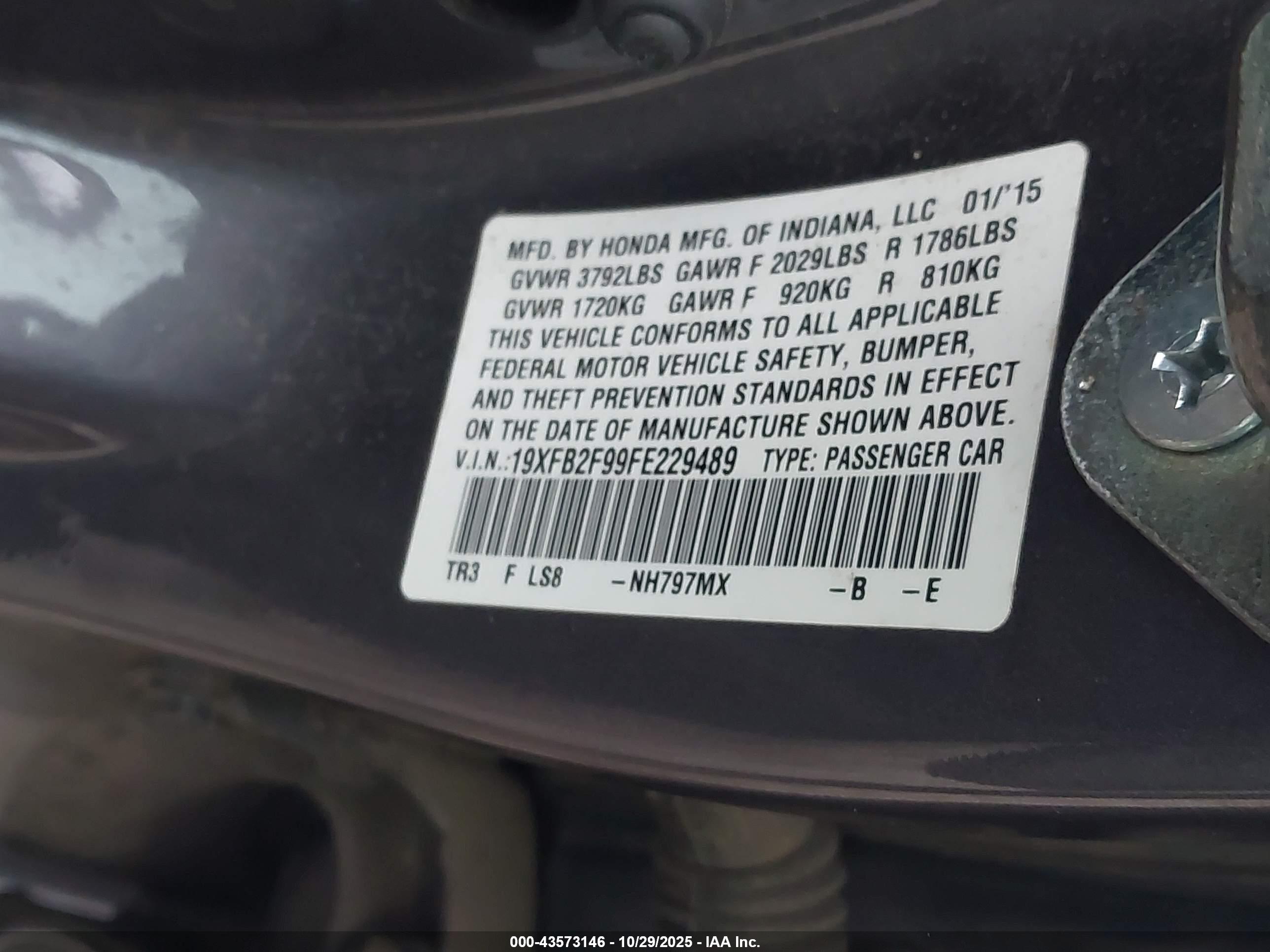 HONDA CIVIC image 9