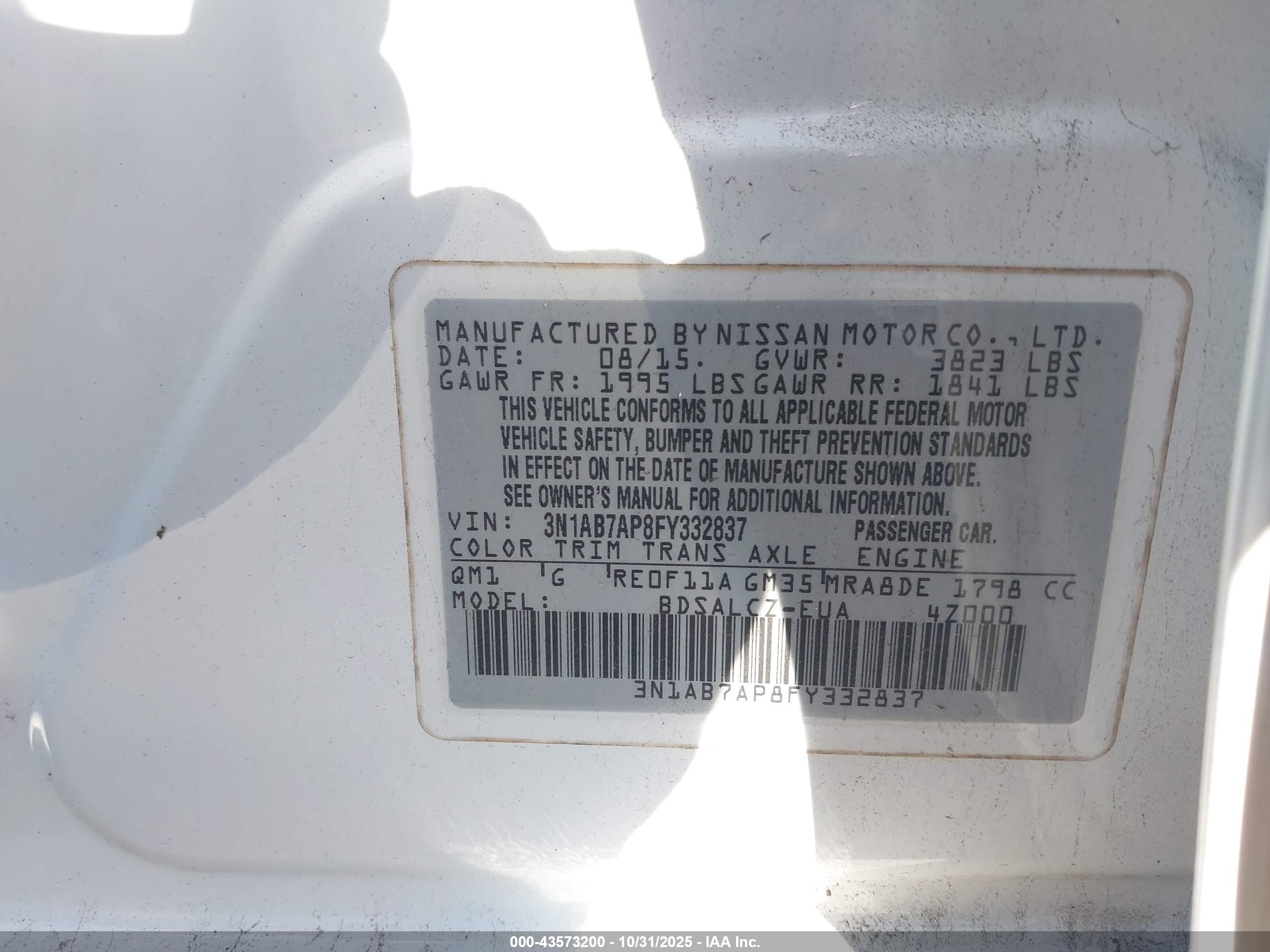 NISSAN SENTRA image 9