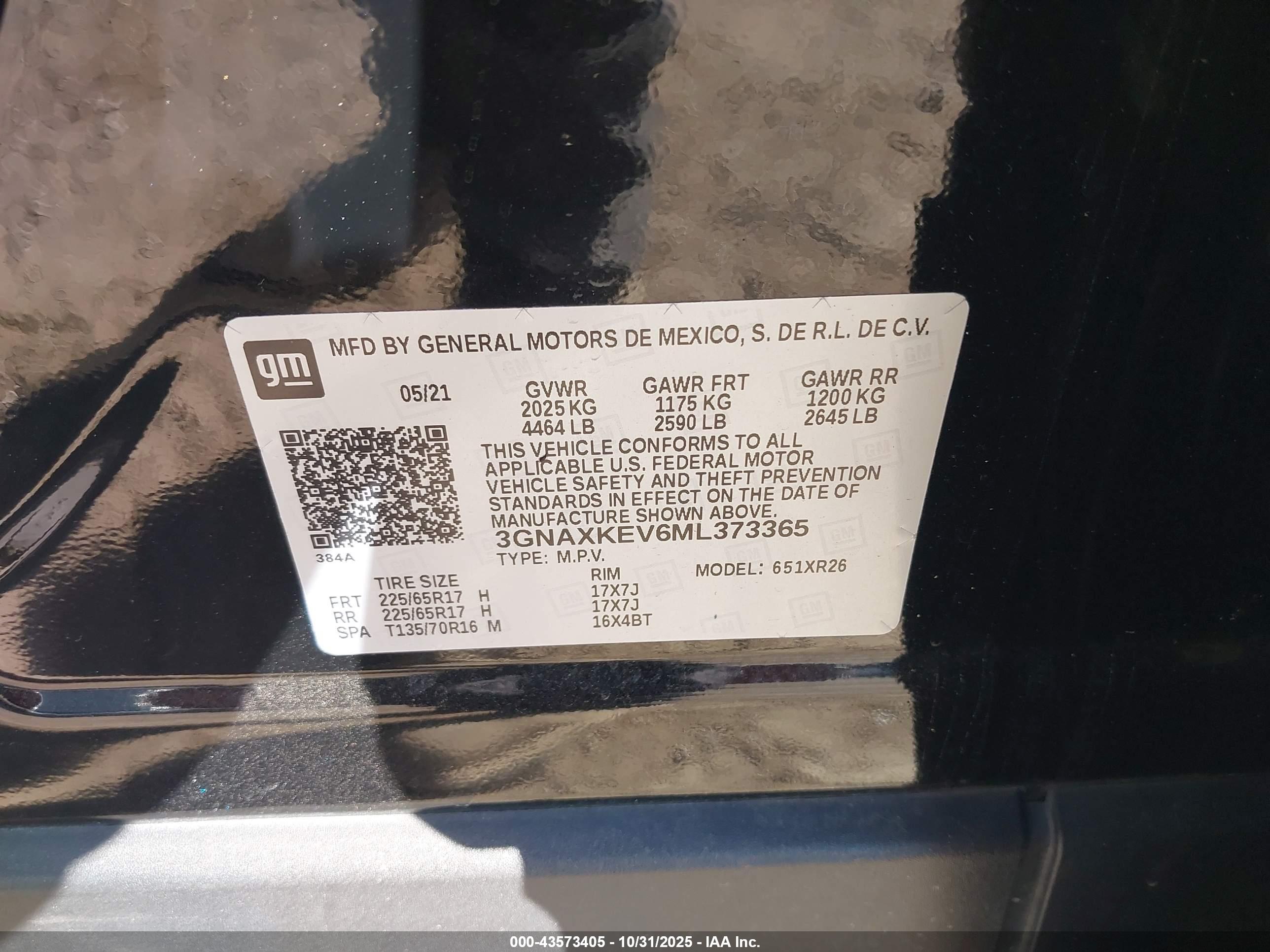 CHEVROLET EQUINOX image 9