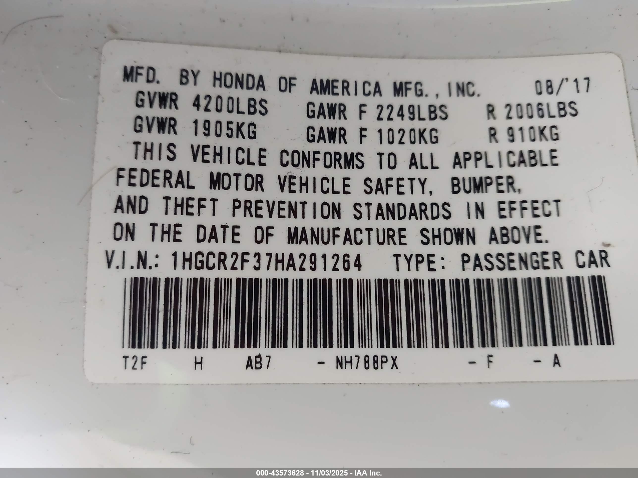 HONDA ACCORD image 9