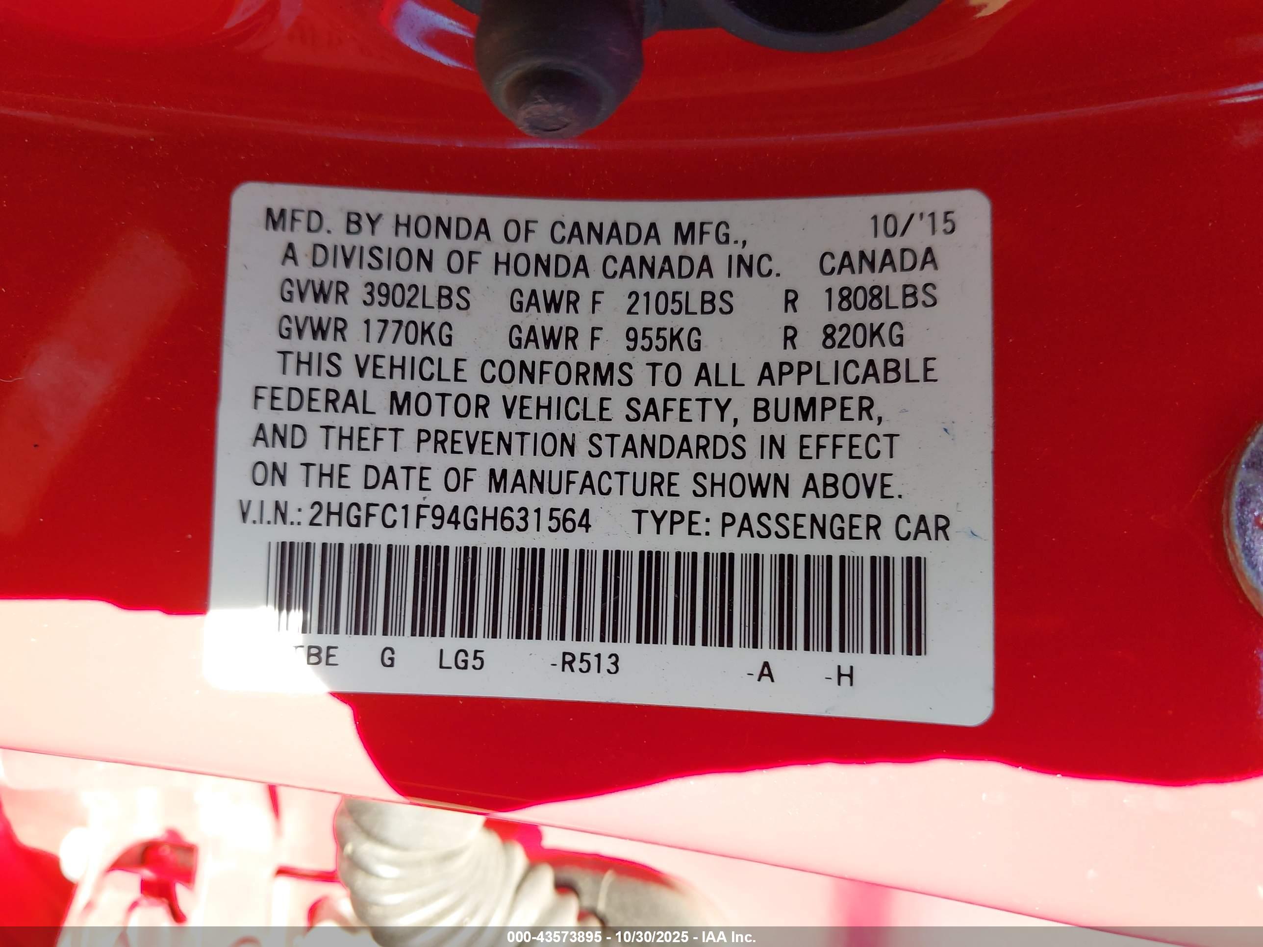 HONDA CIVIC image 9