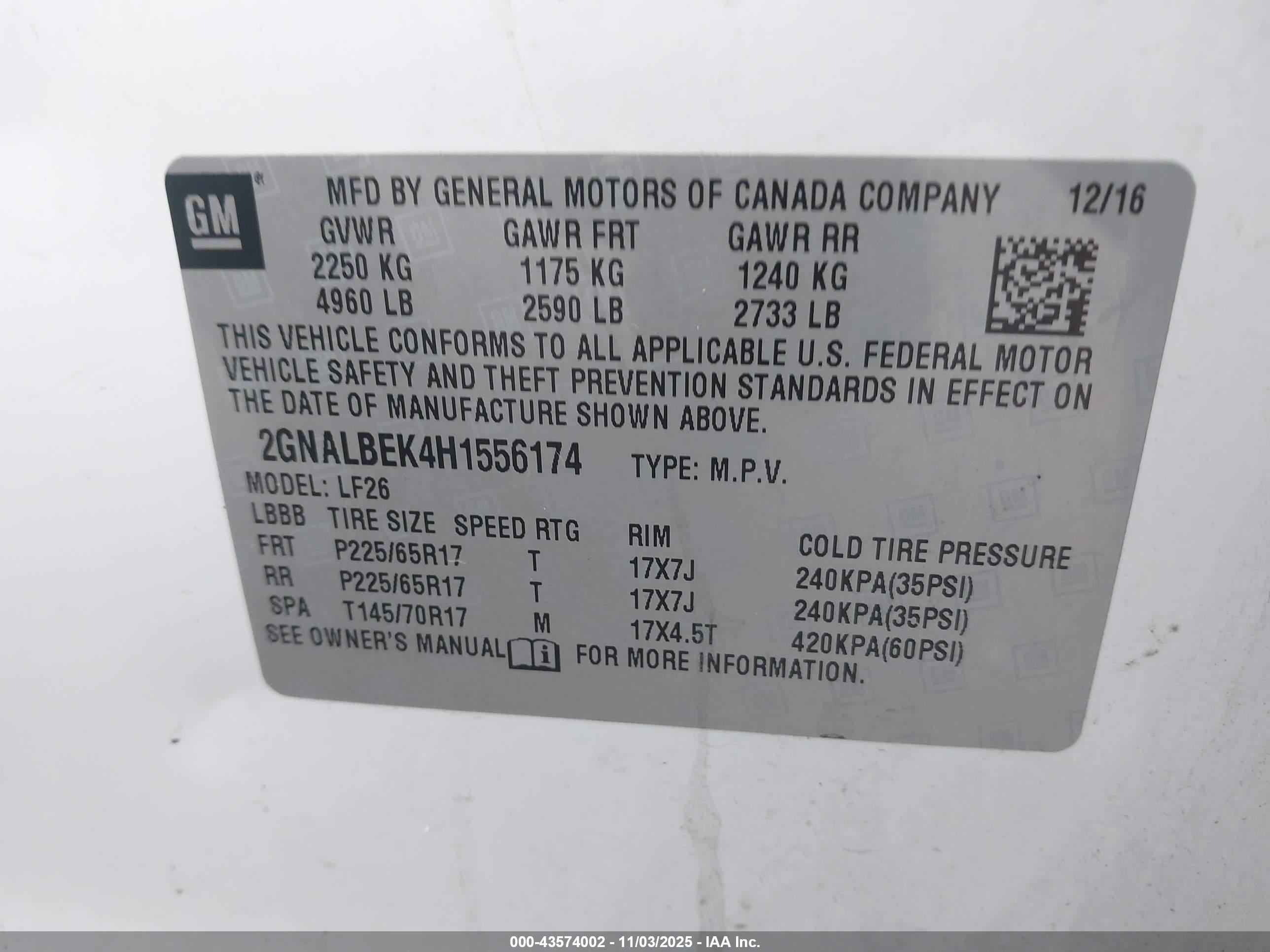 CHEVROLET EQUINOX image 9