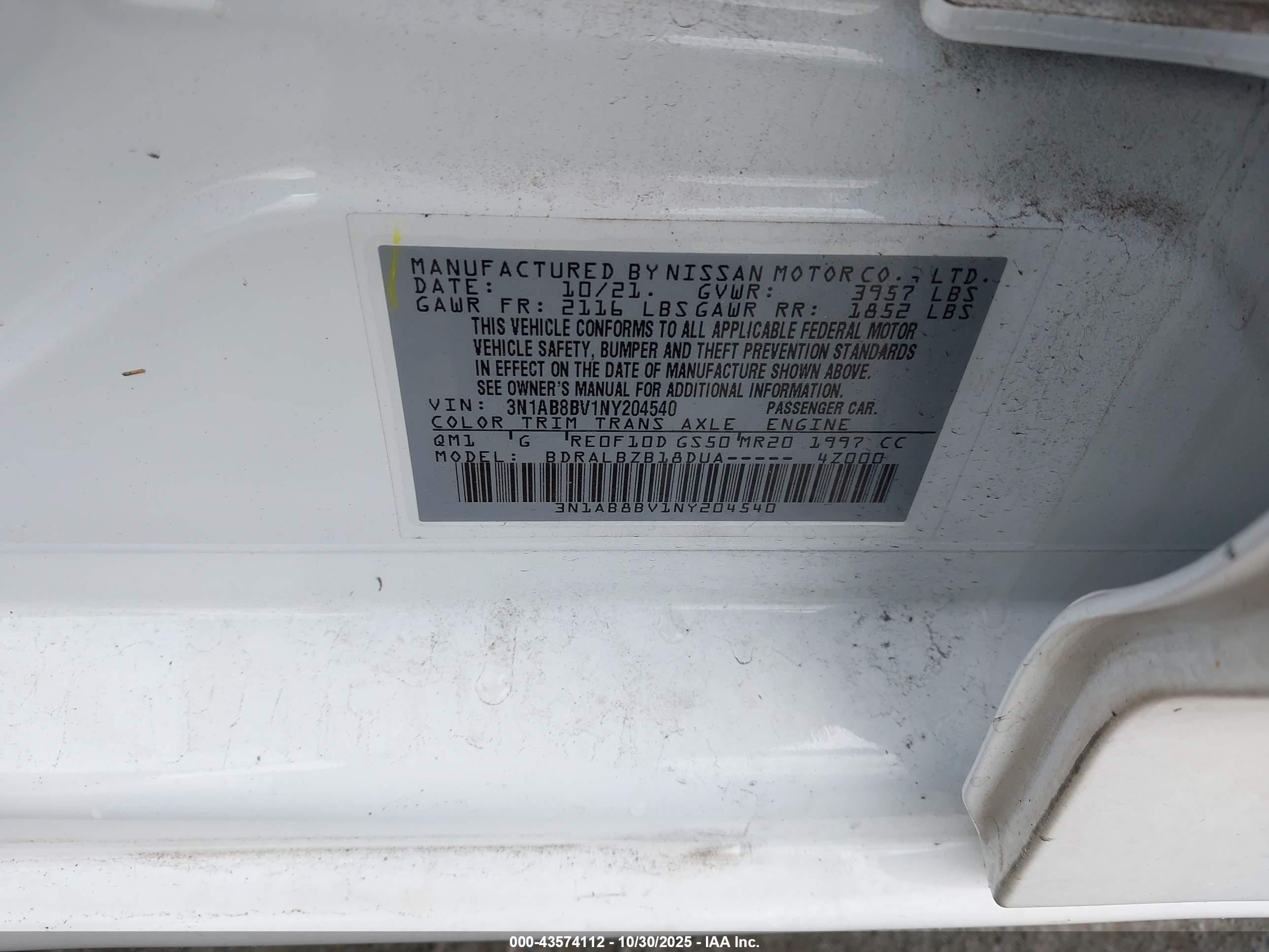 NISSAN SENTRA image 9