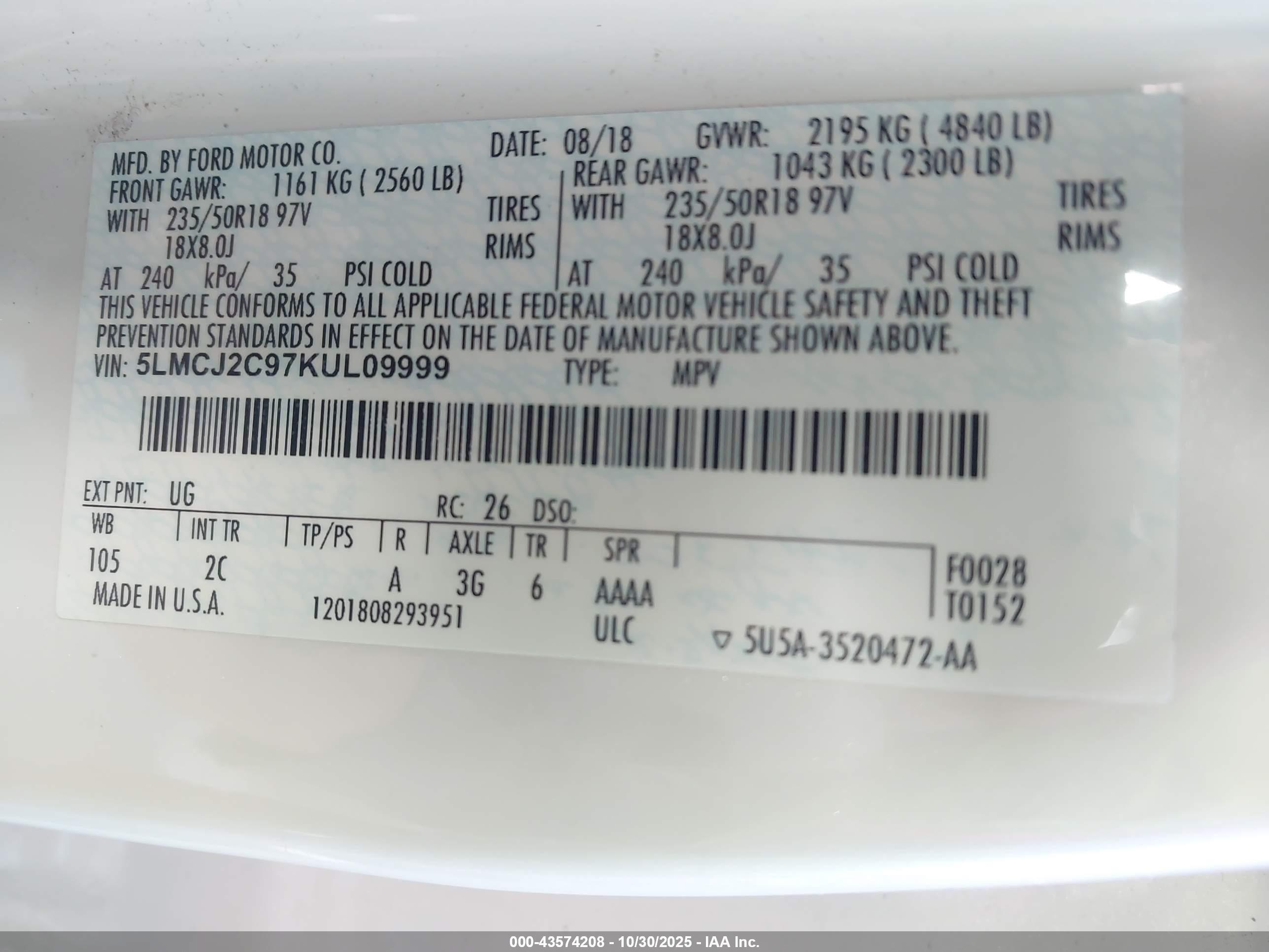 LINCOLN MKC image 9