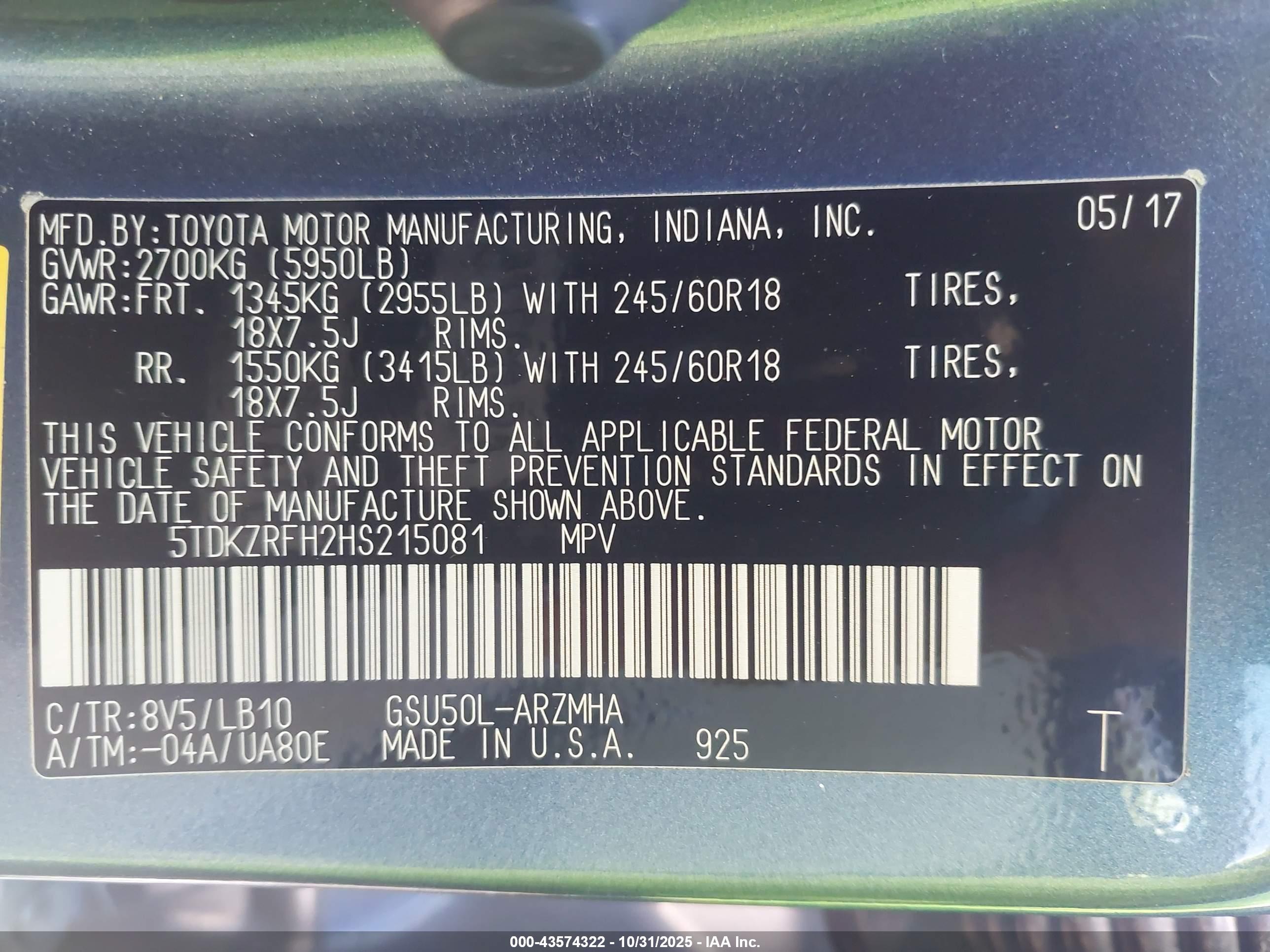 TOYOTA HIGHLANDER image 9