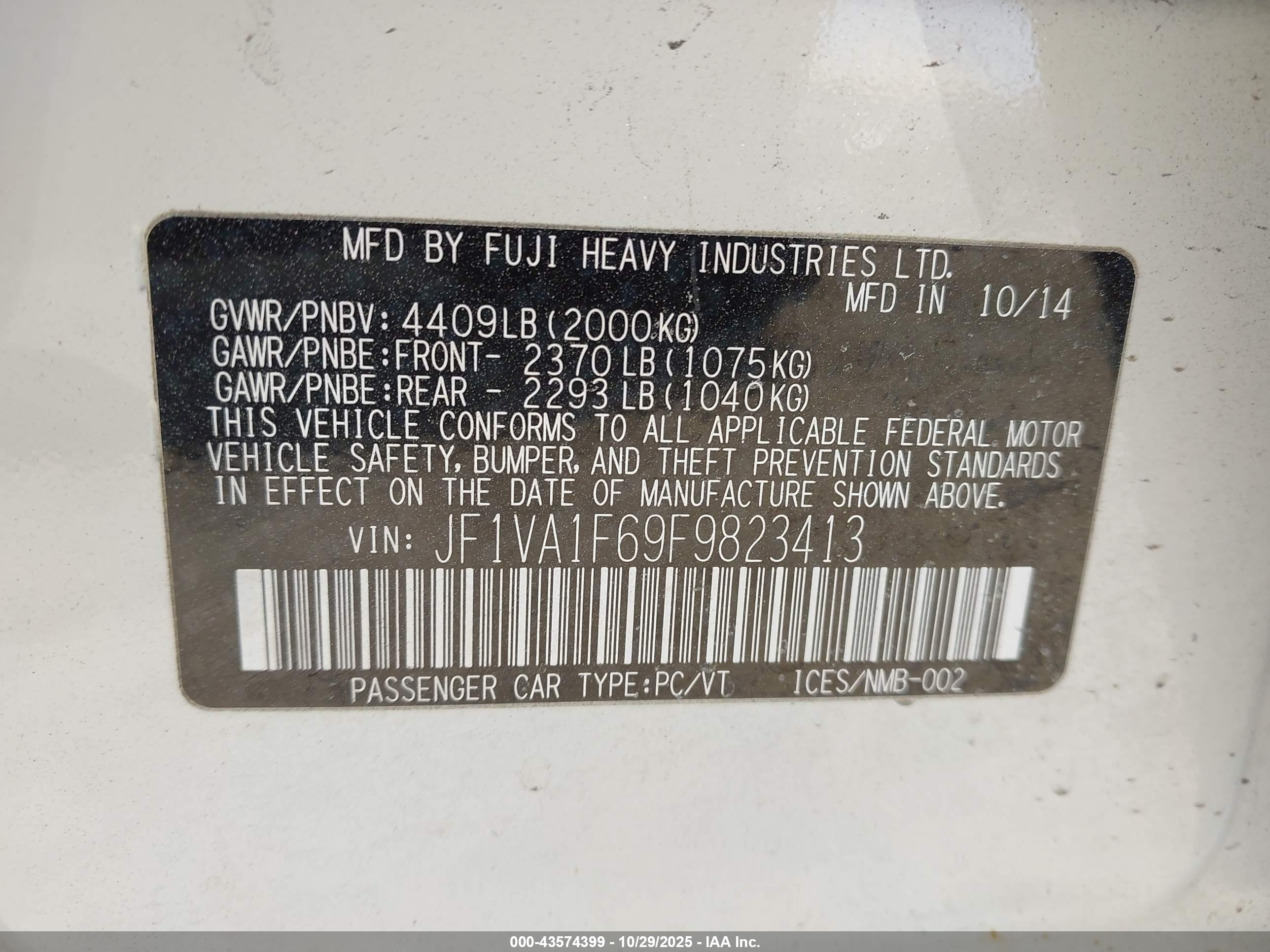 SUBARU WRX image 9