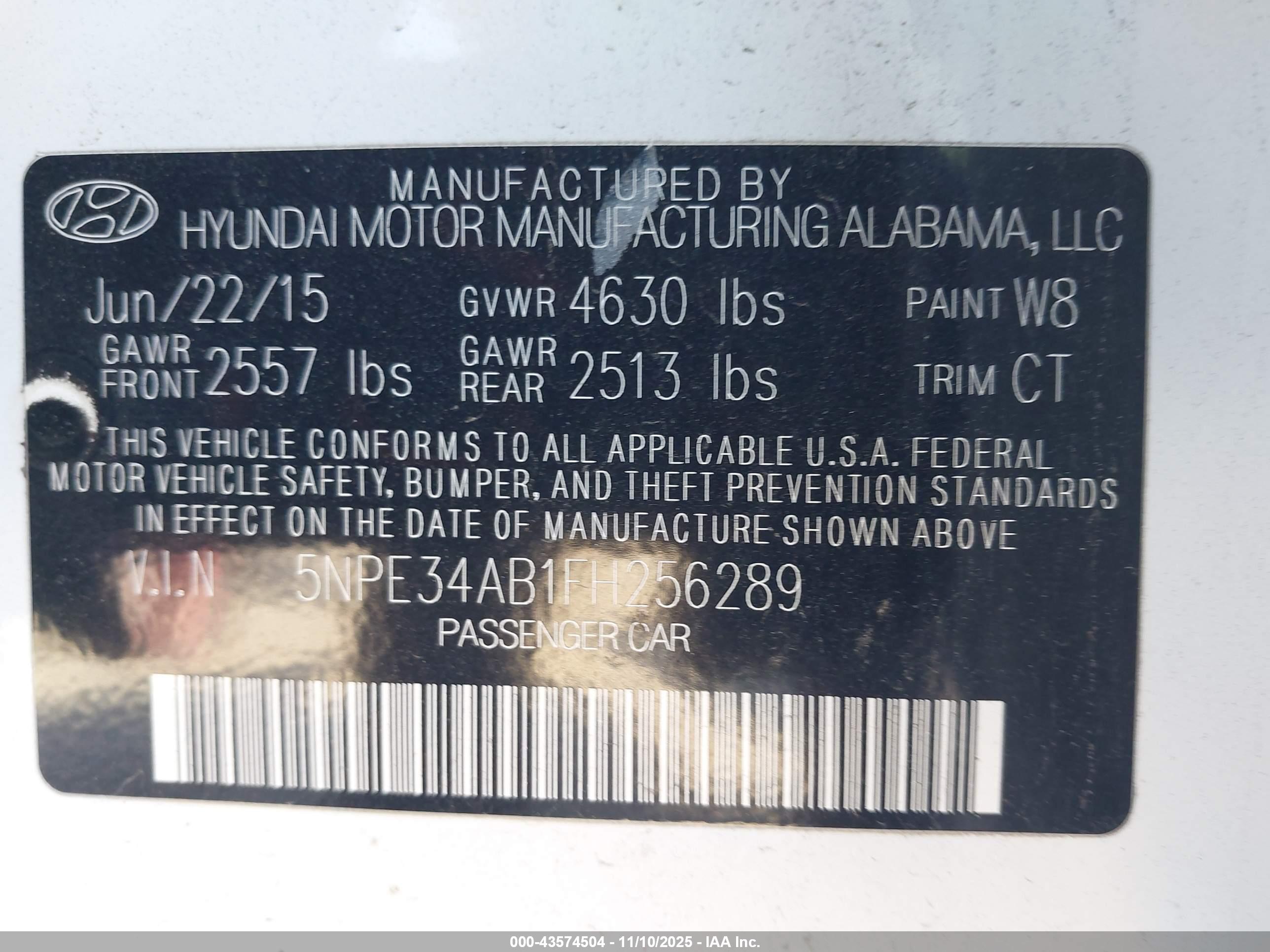 HYUNDAI SONATA image 9