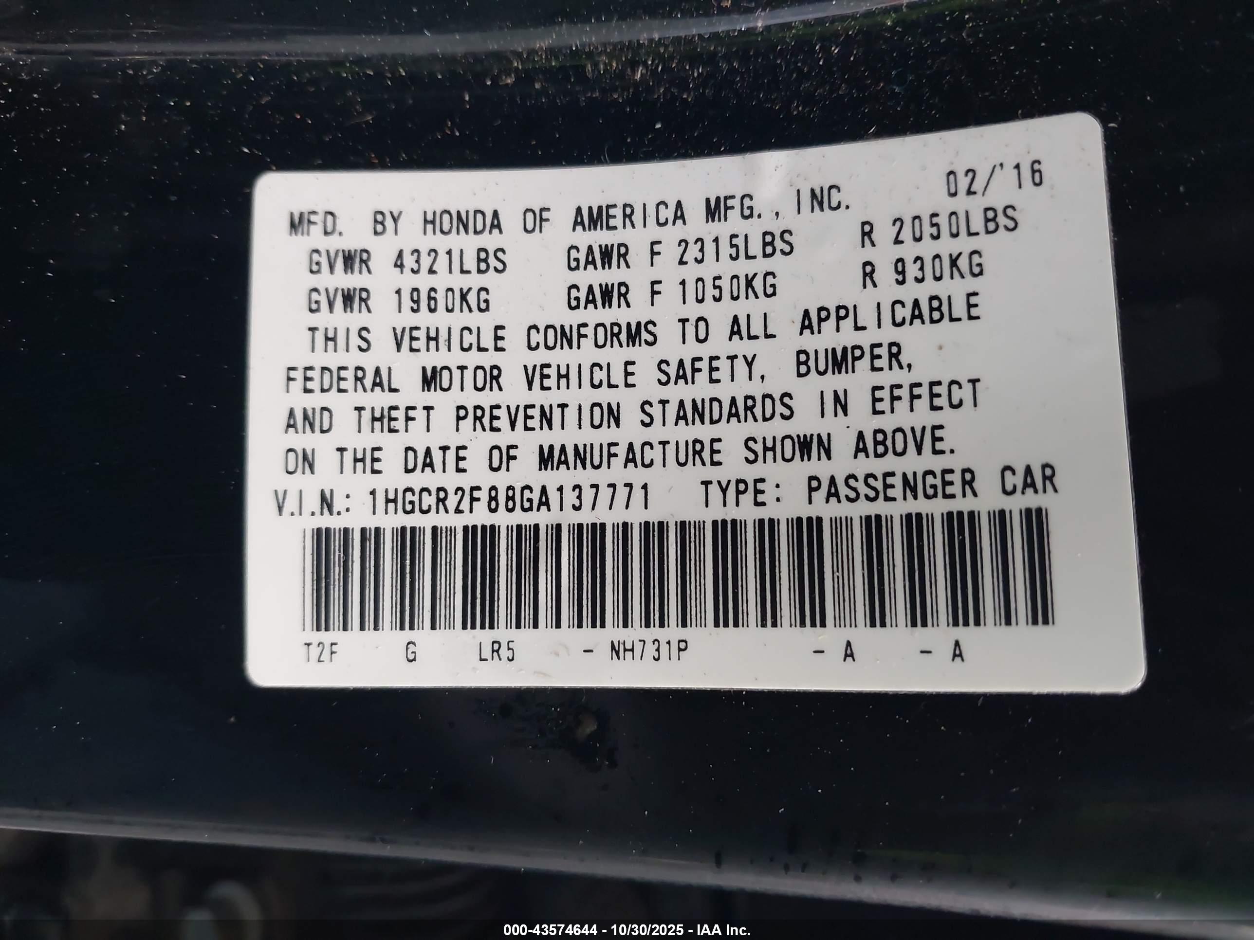 HONDA ACCORD image 9