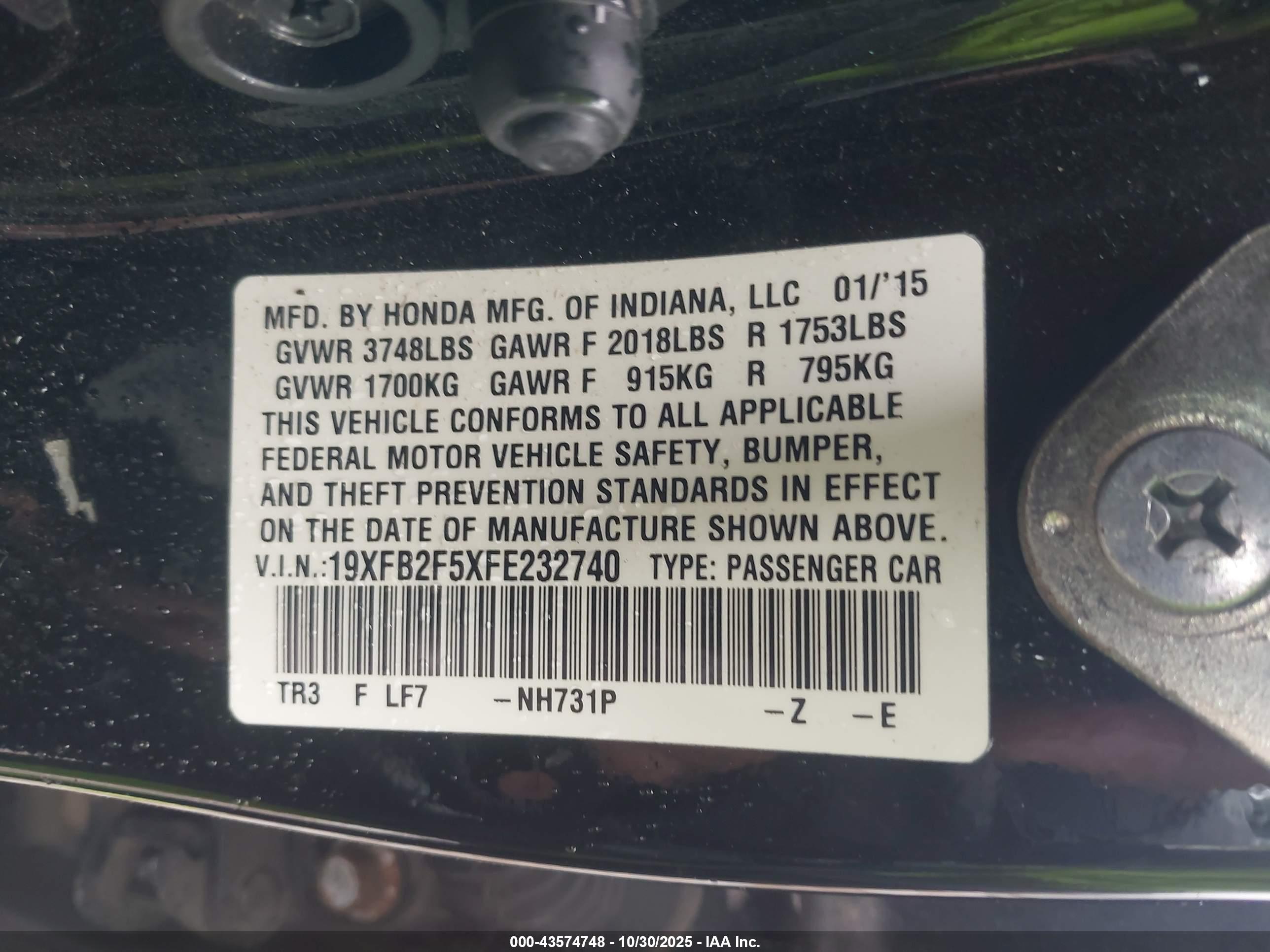 HONDA CIVIC image 9