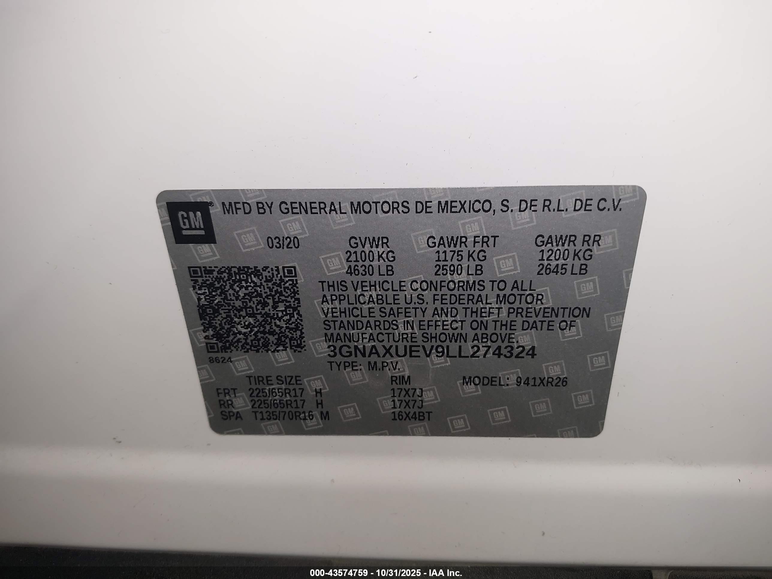 CHEVROLET EQUINOX image 9