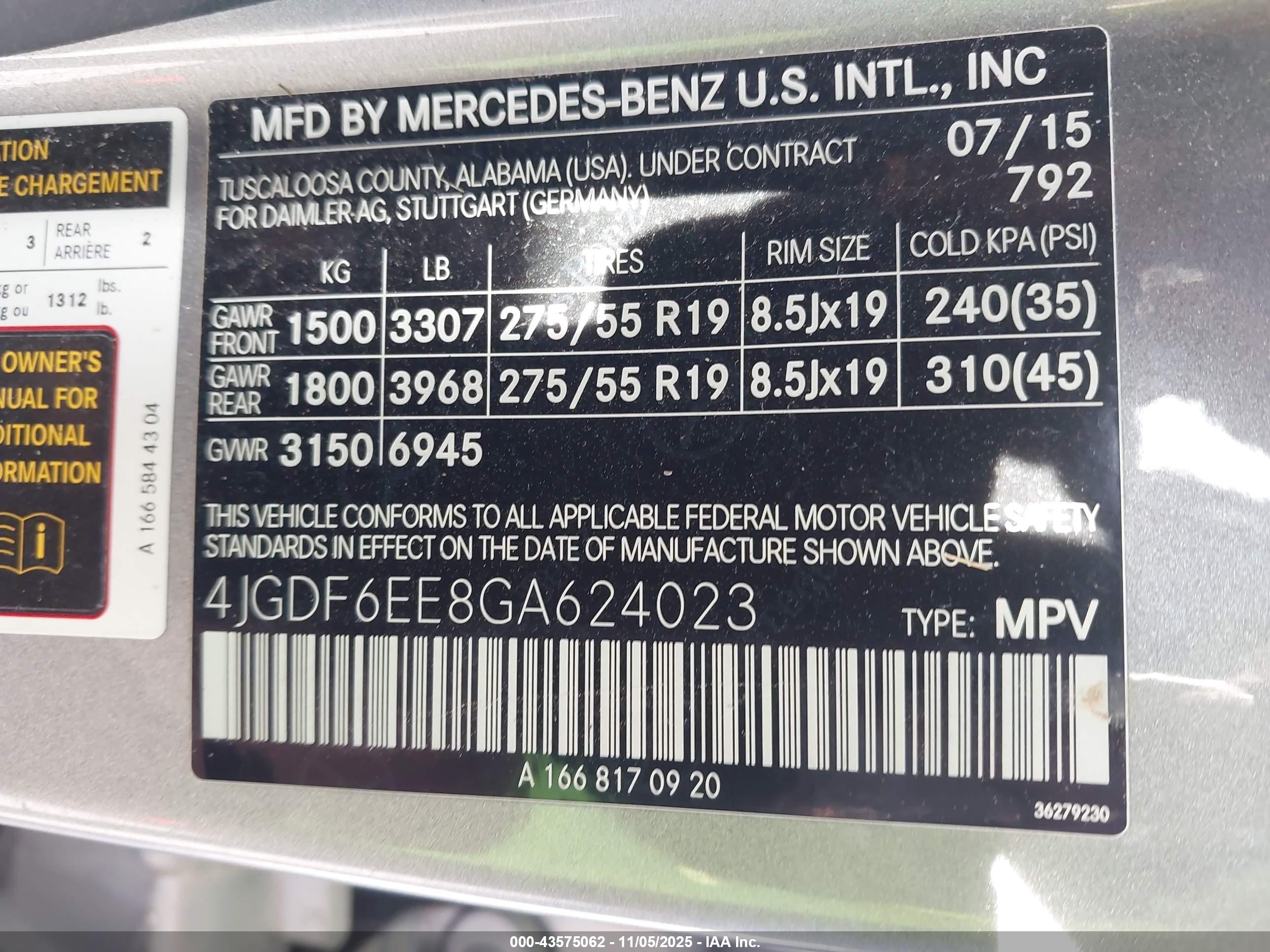 MERCEDES-BENZ GL image 9