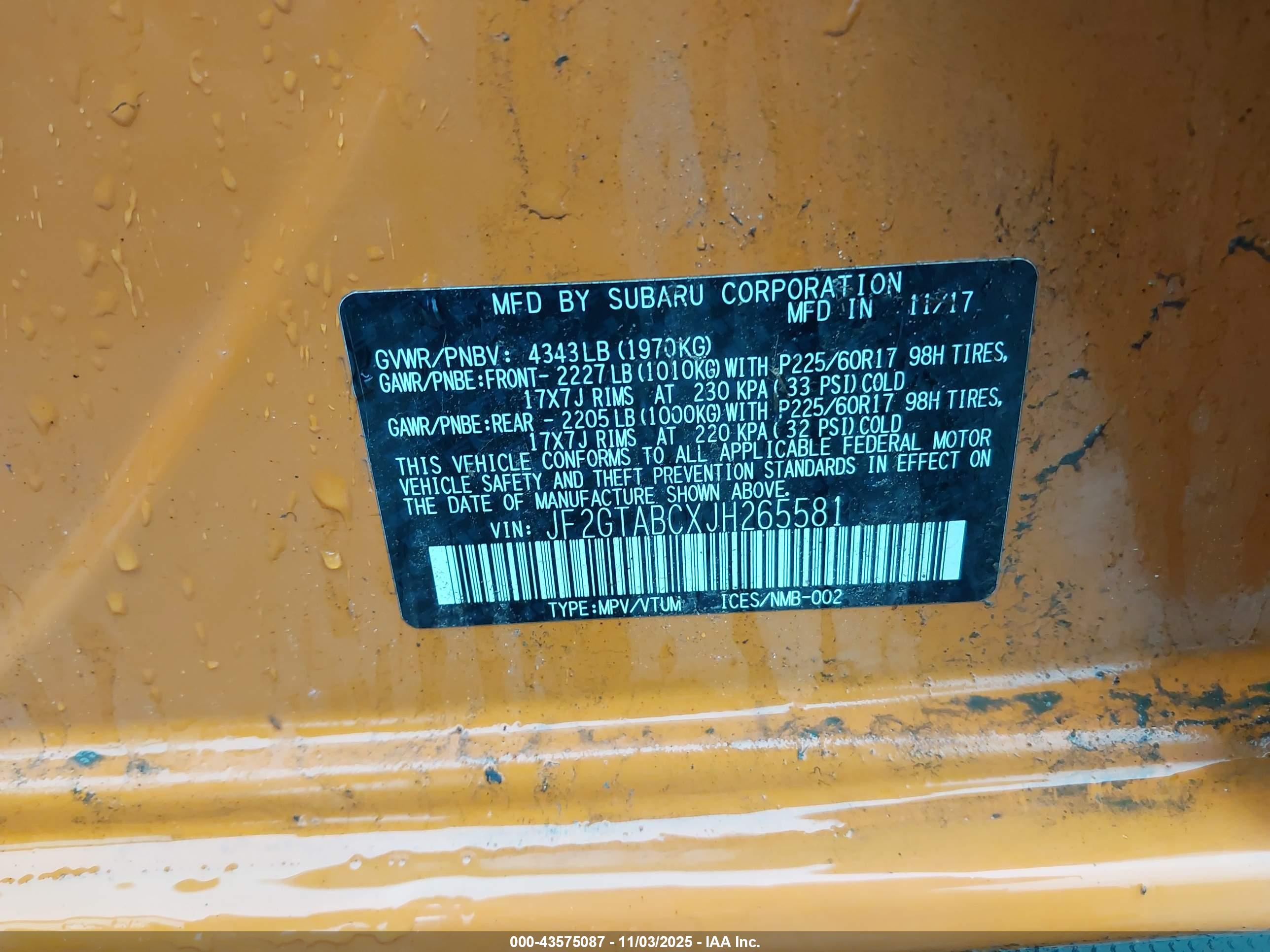 SUBARU CROSSTREK image 9