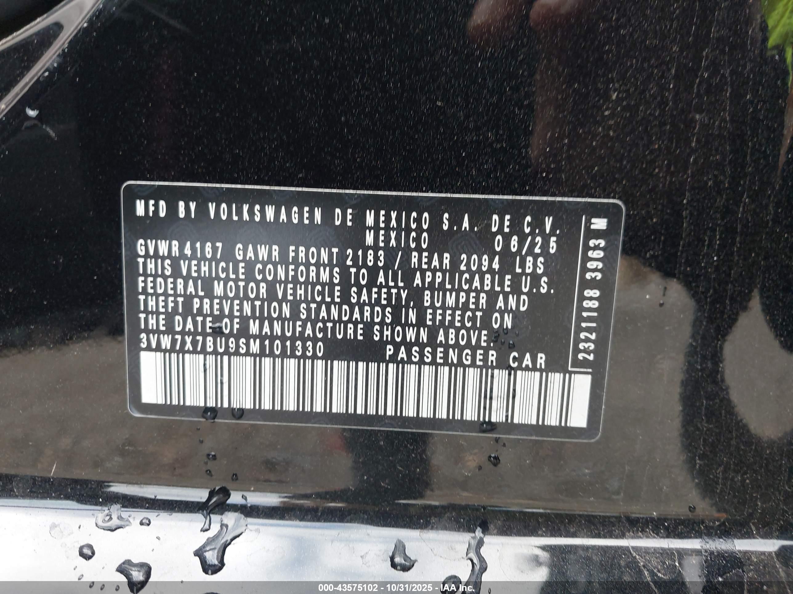 VOLKSWAGEN JETTA image 9