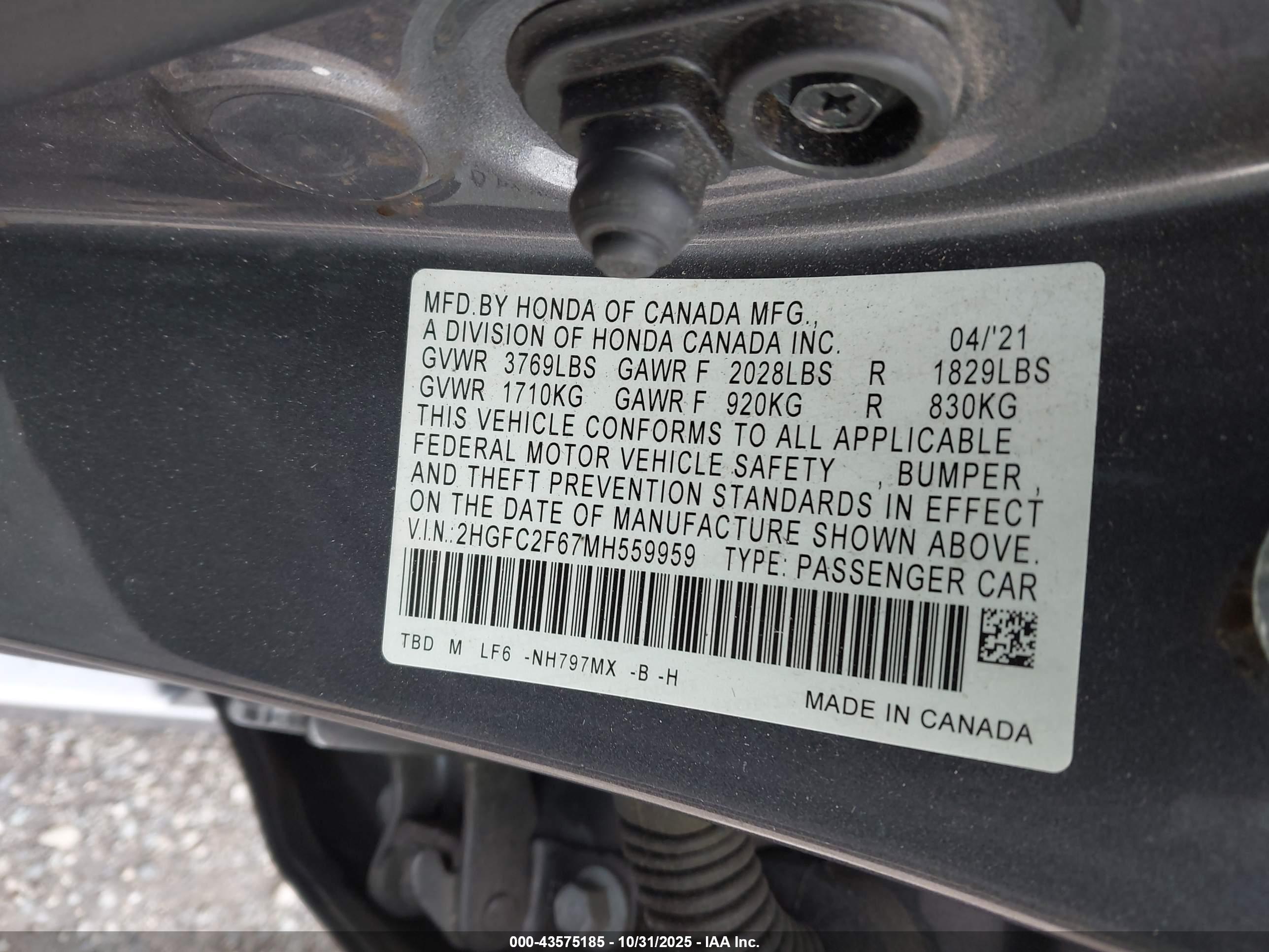 HONDA CIVIC image 9