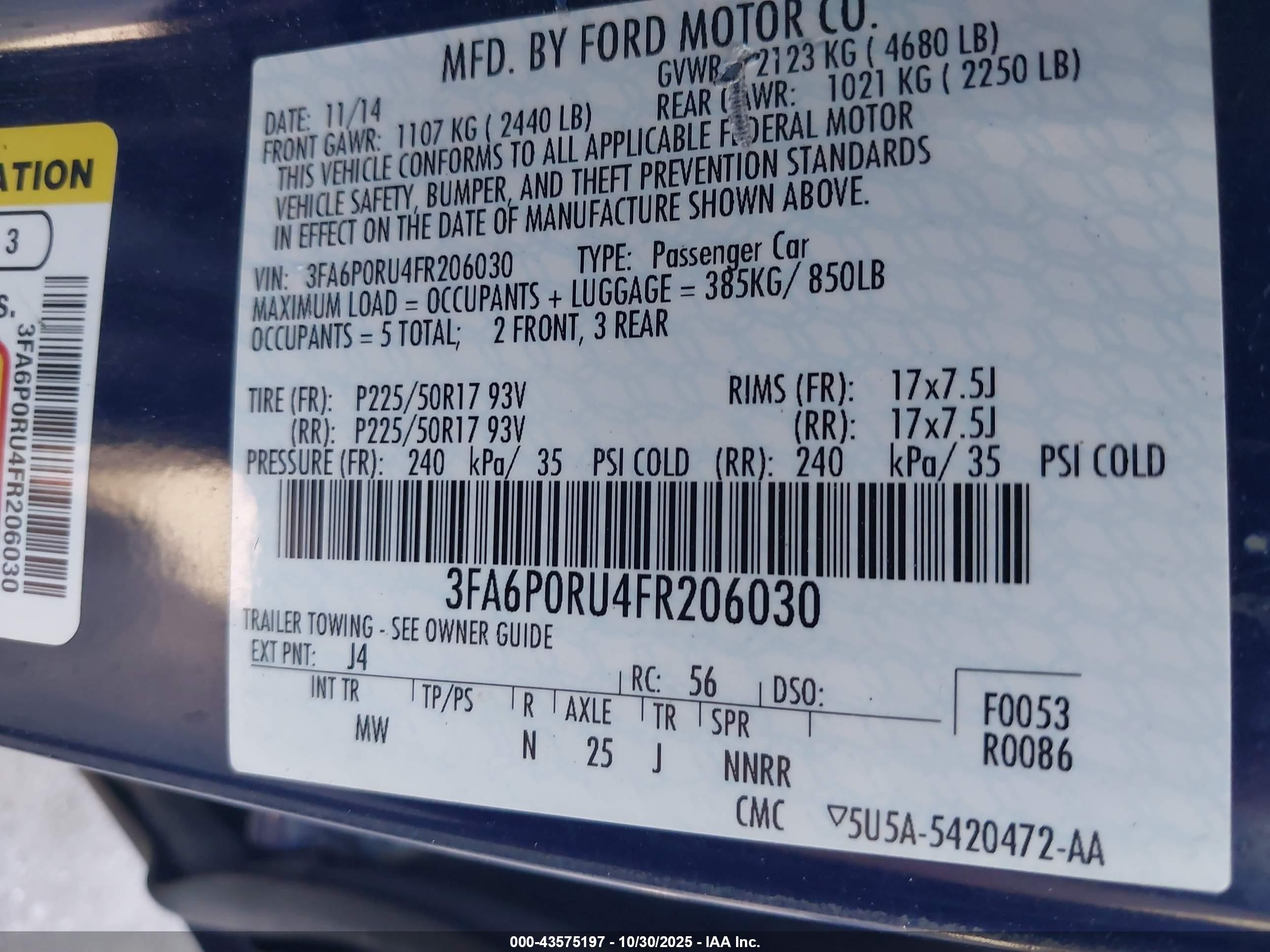 FORD FUSION image 9