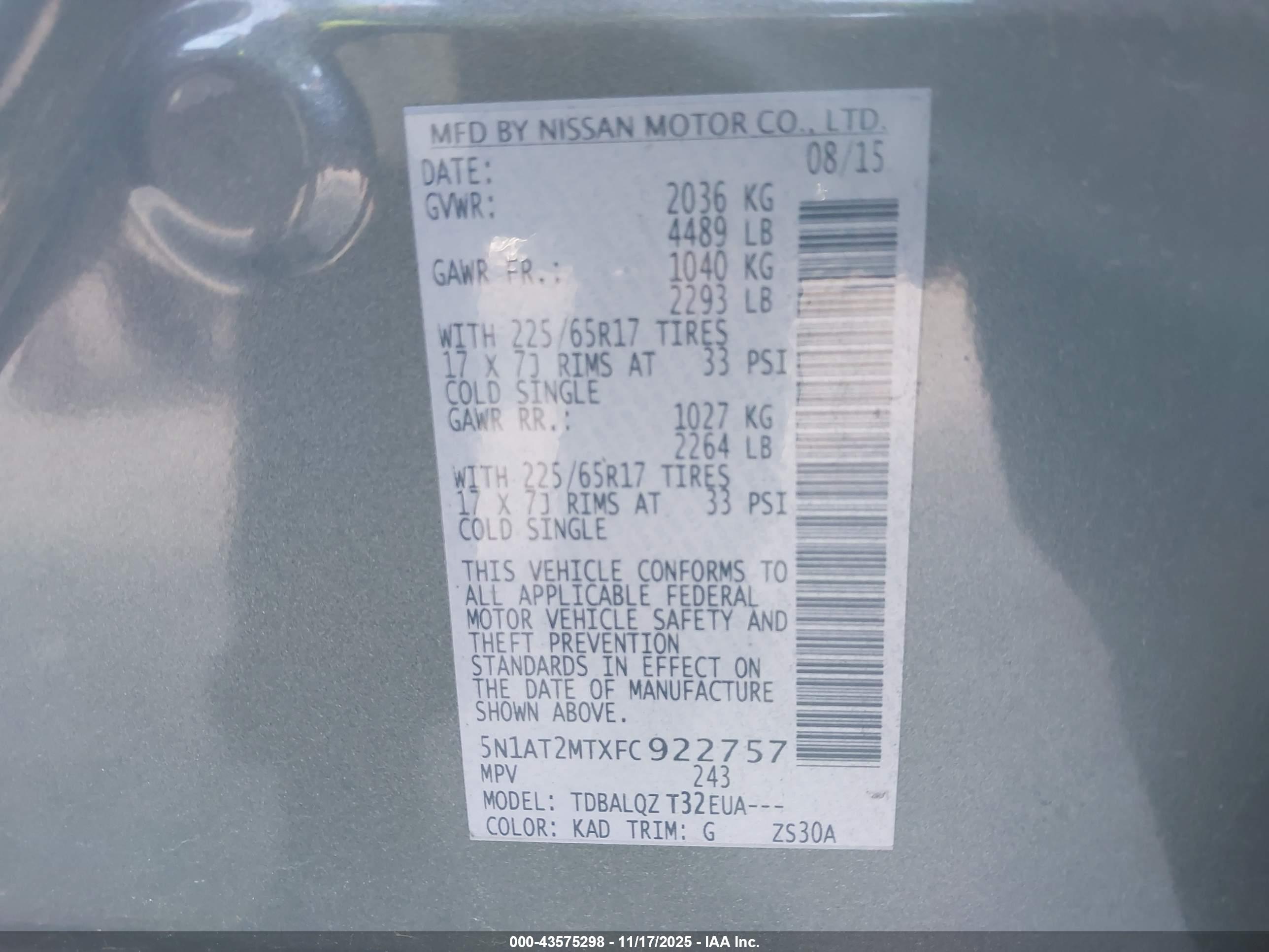 NISSAN ROGUE image 9