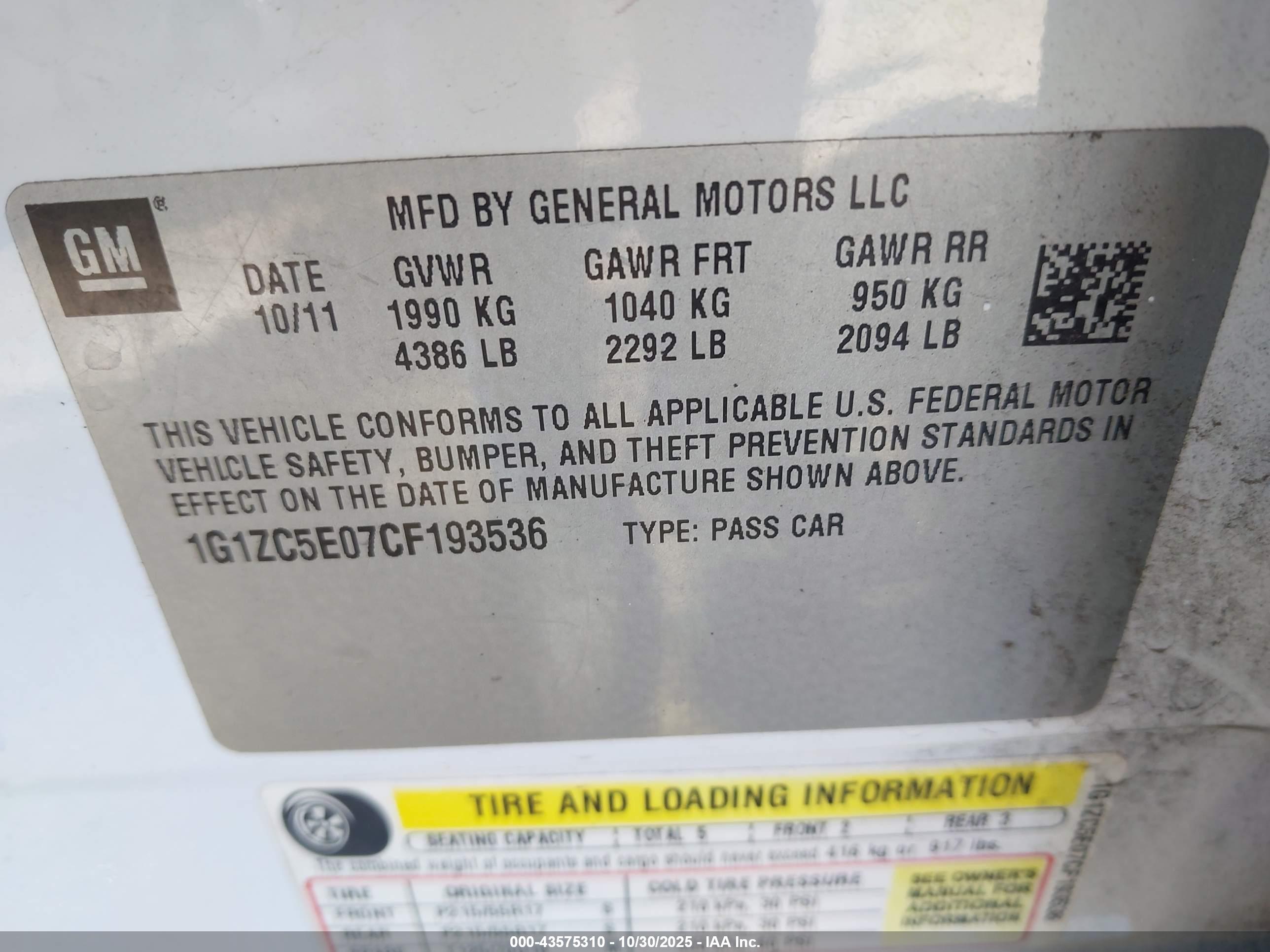 CHEVROLET MALIBU image 9