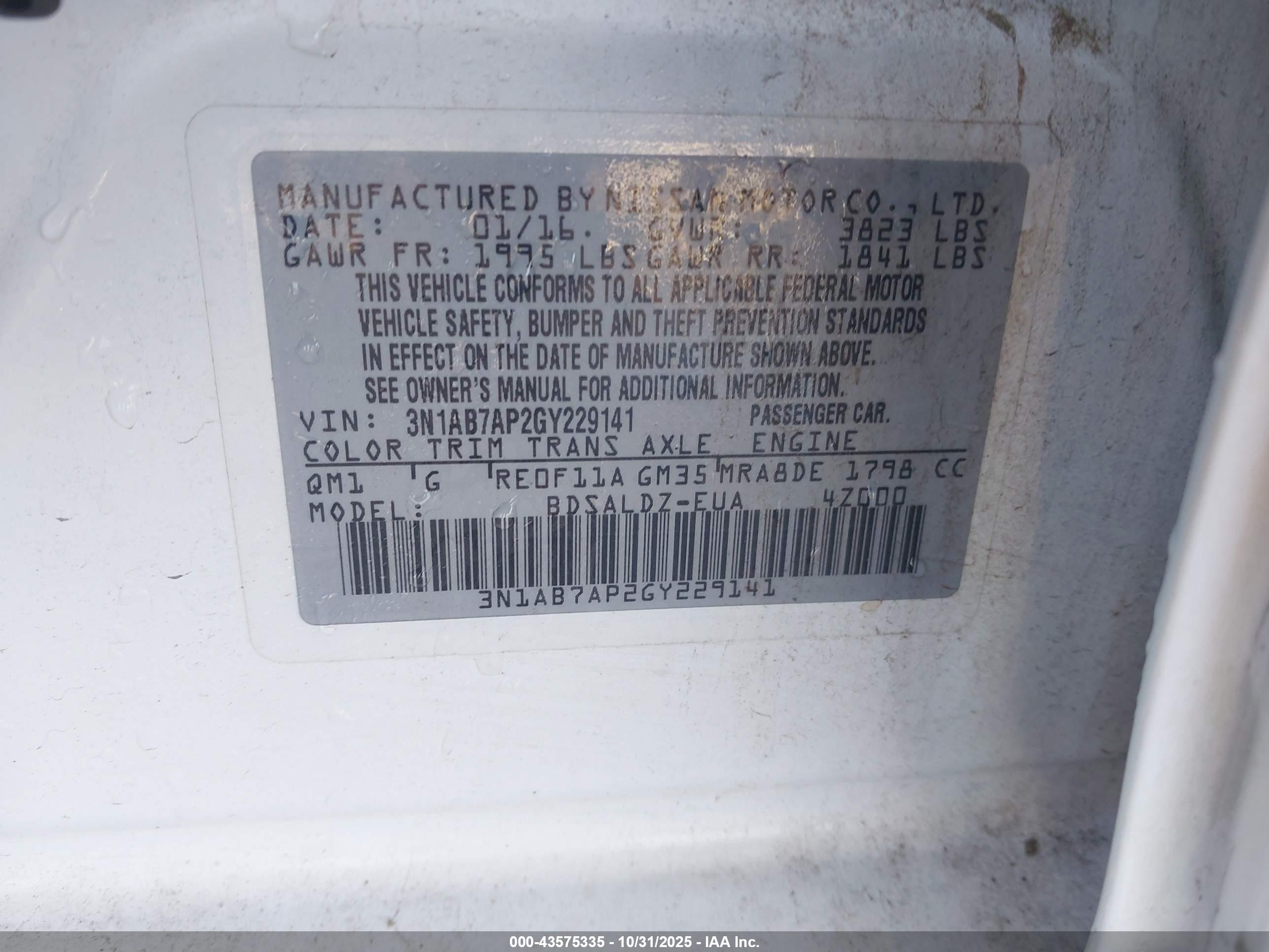 NISSAN SENTRA image 9