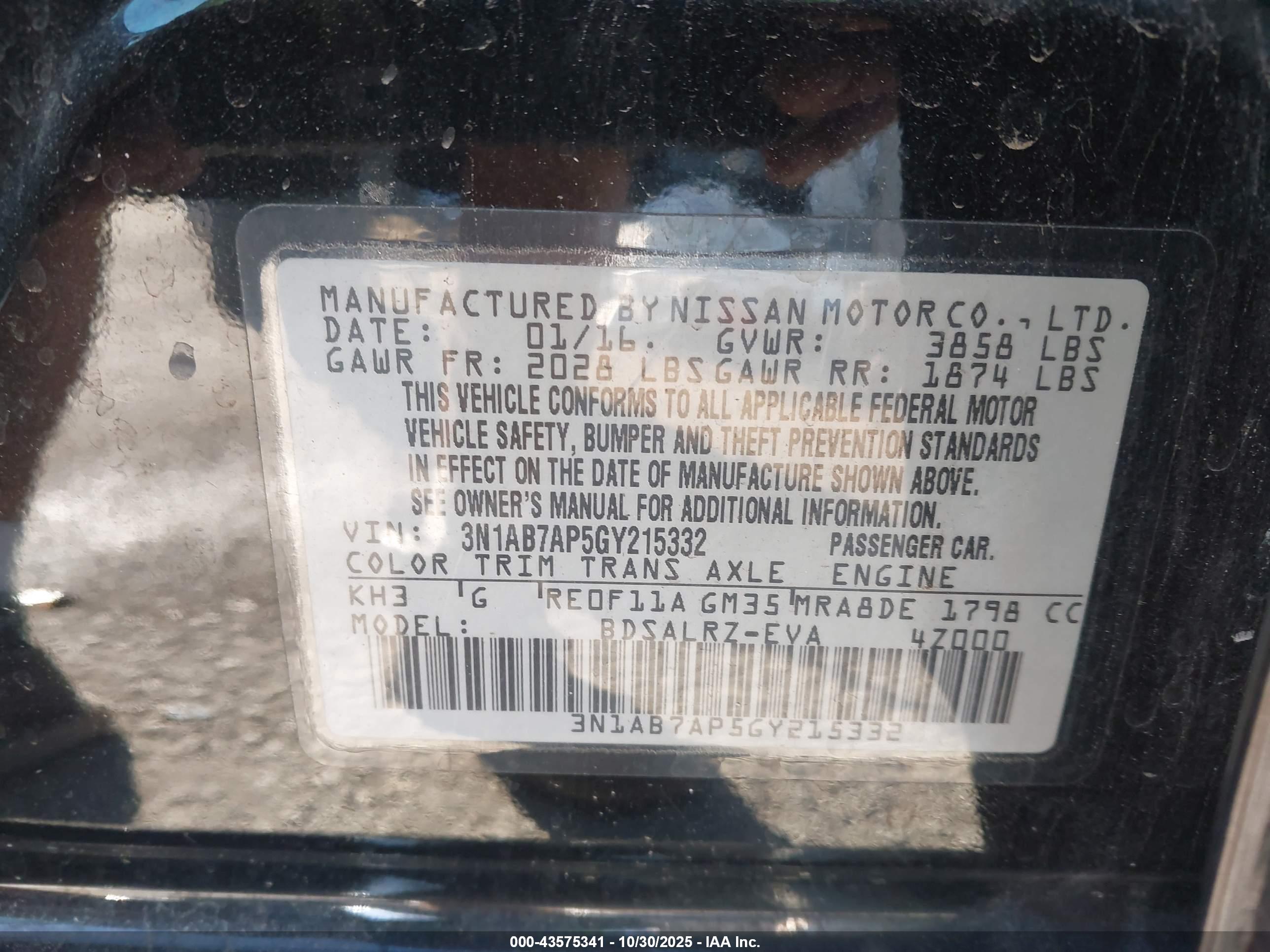 NISSAN SENTRA image 9