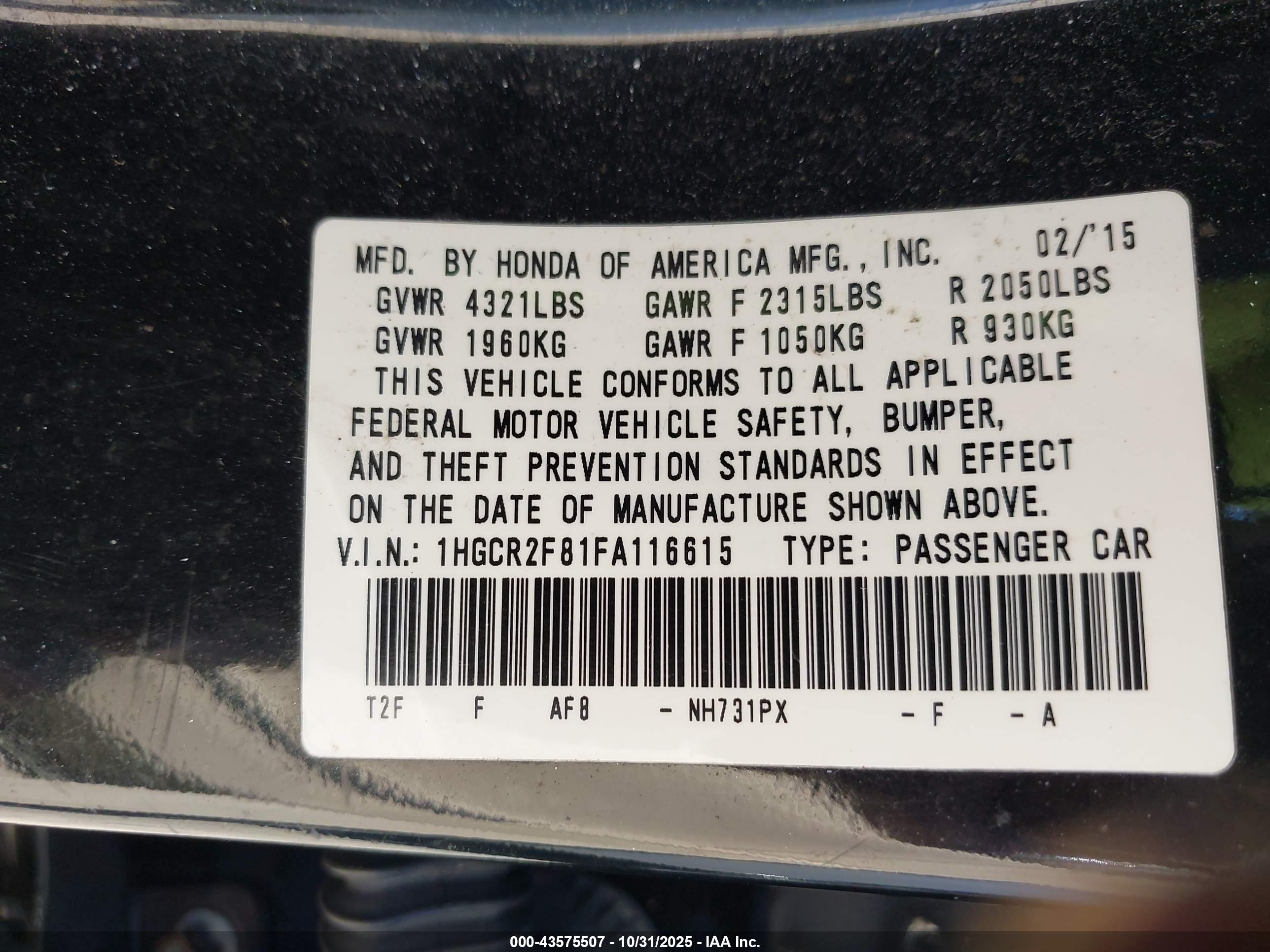 HONDA ACCORD image 9