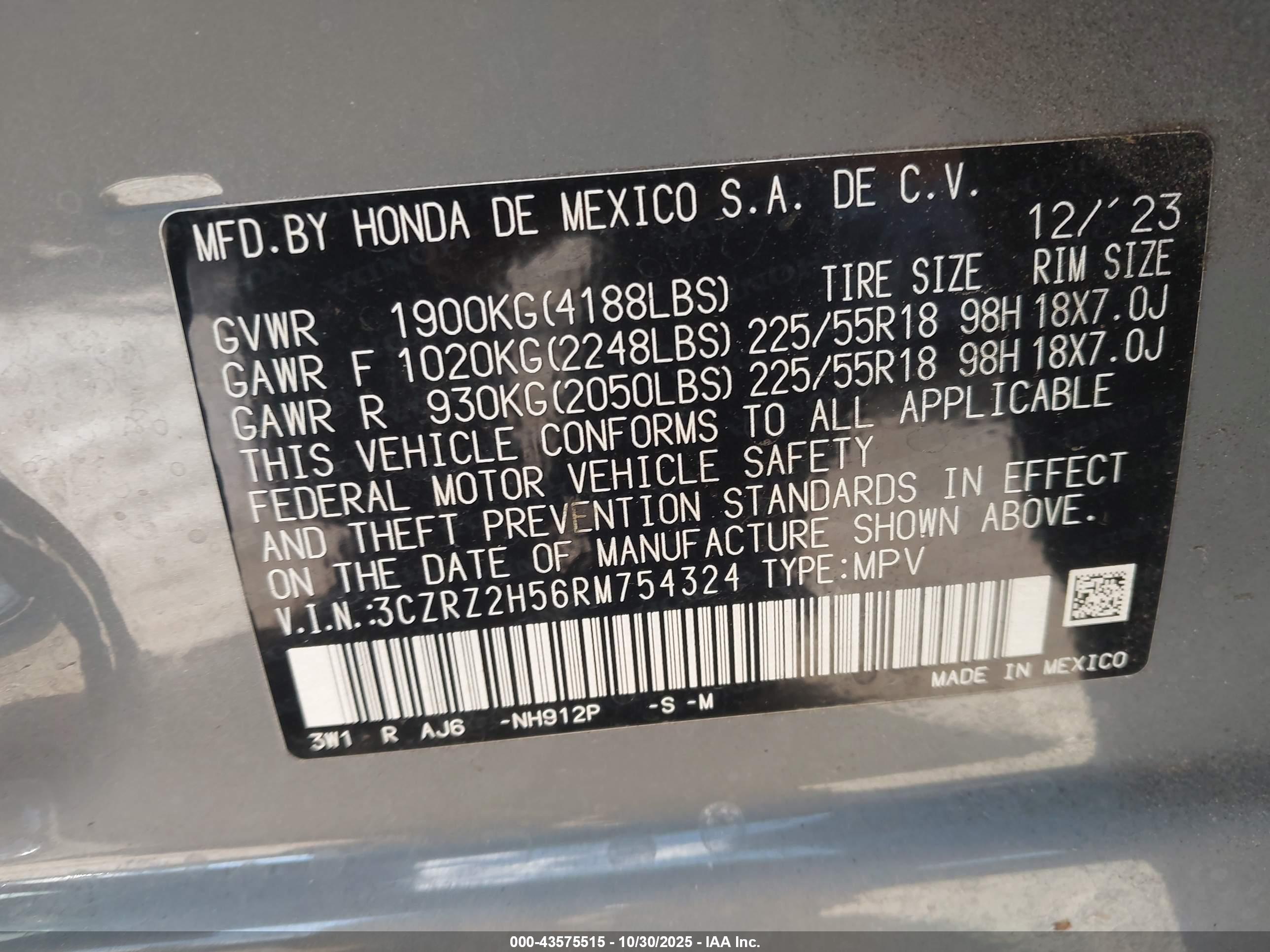 HONDA HR-V image 9