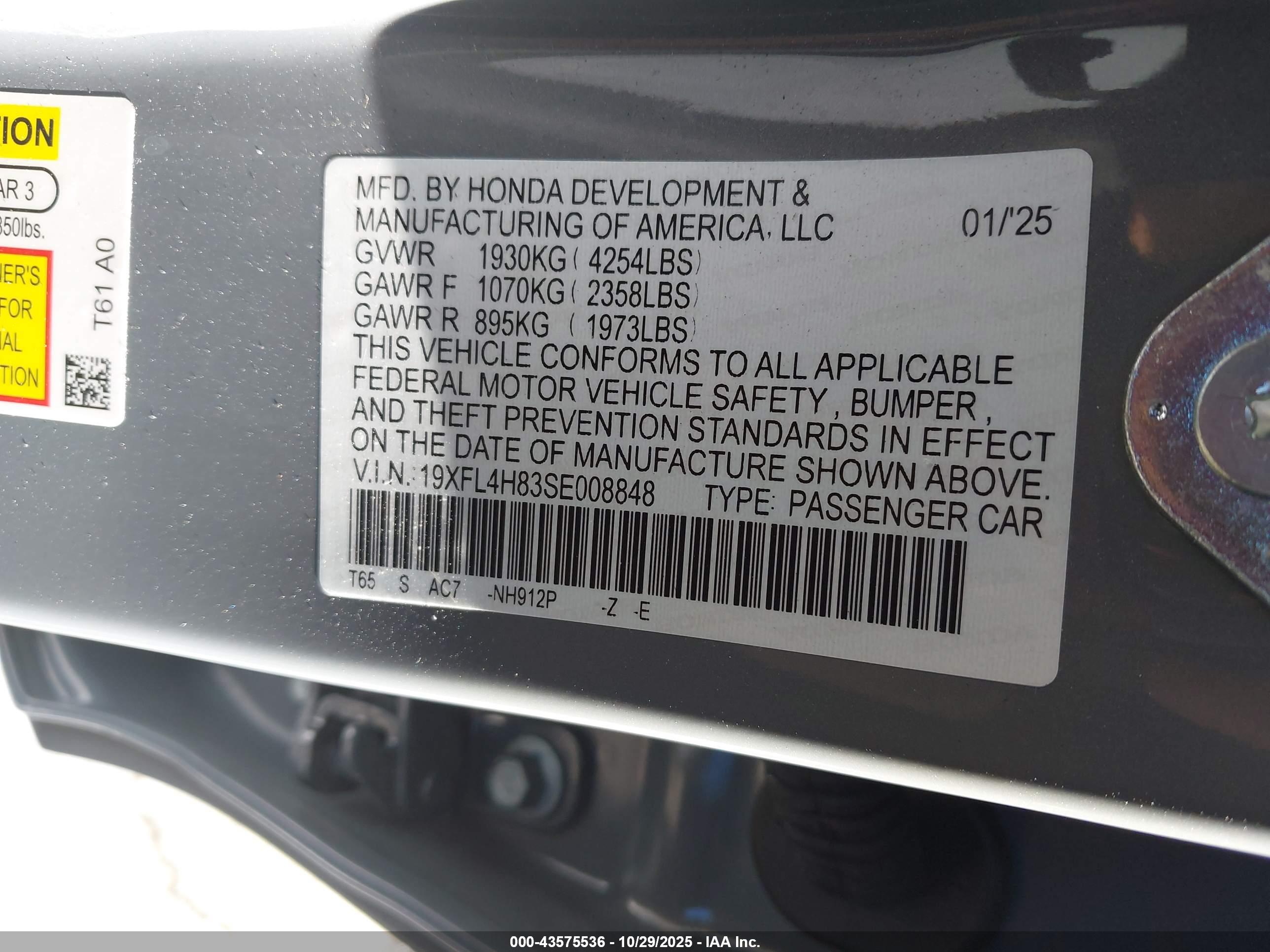 HONDA CIVIC image 9