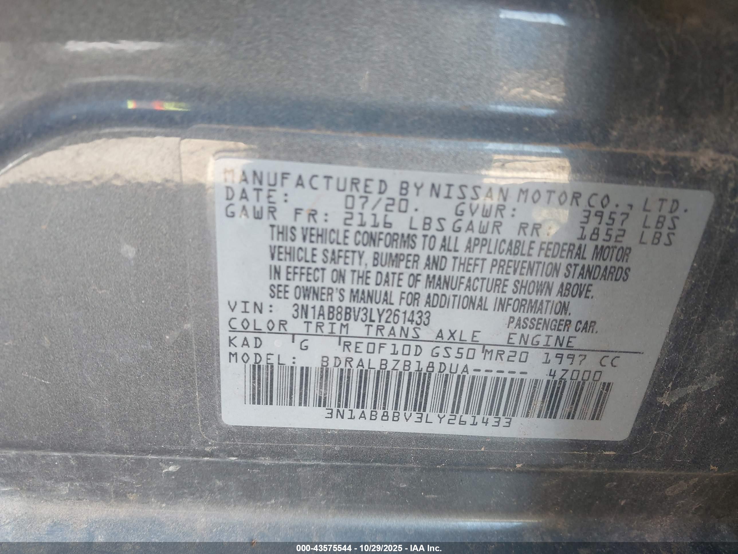 NISSAN SENTRA image 9
