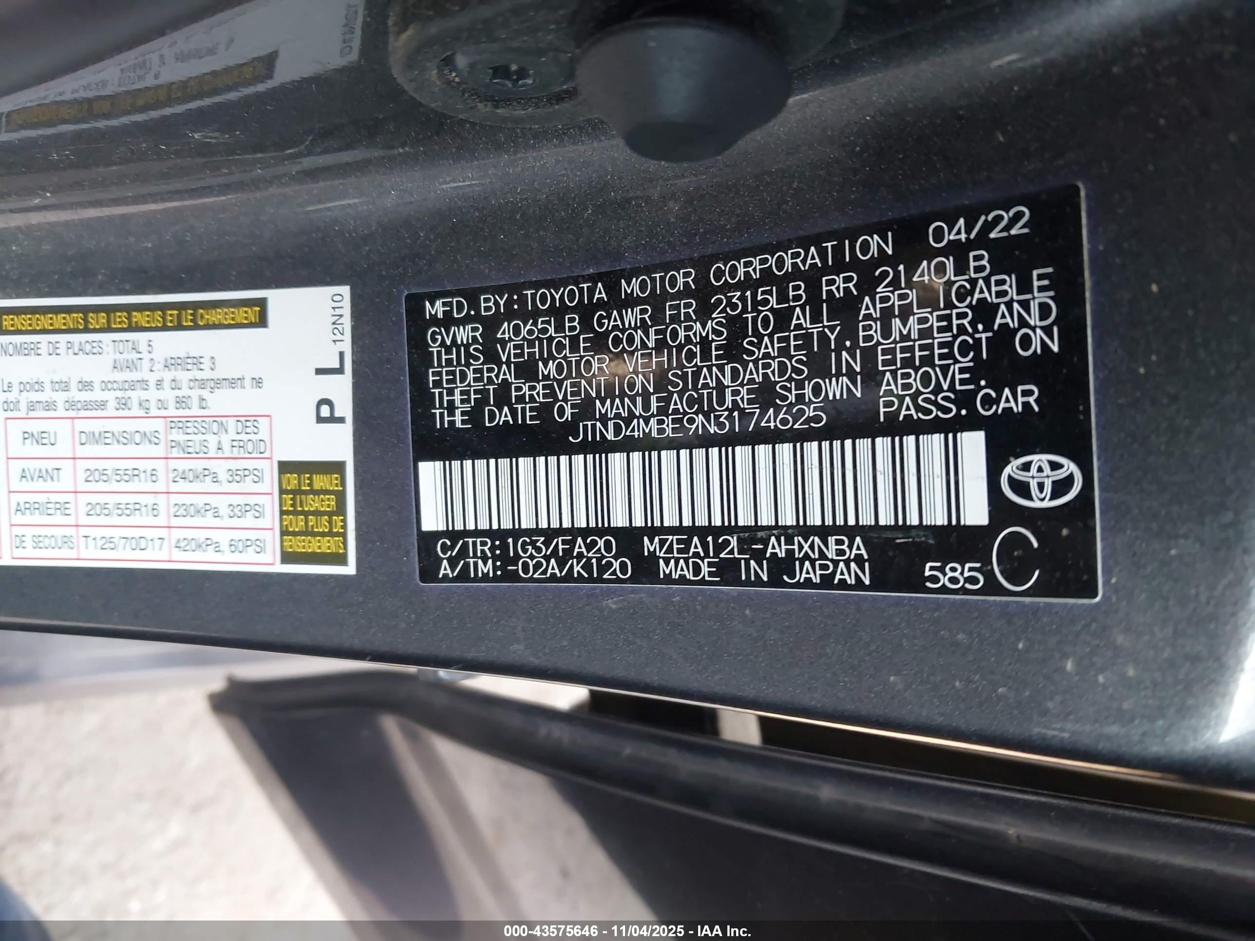 TOYOTA COROLLA image 9