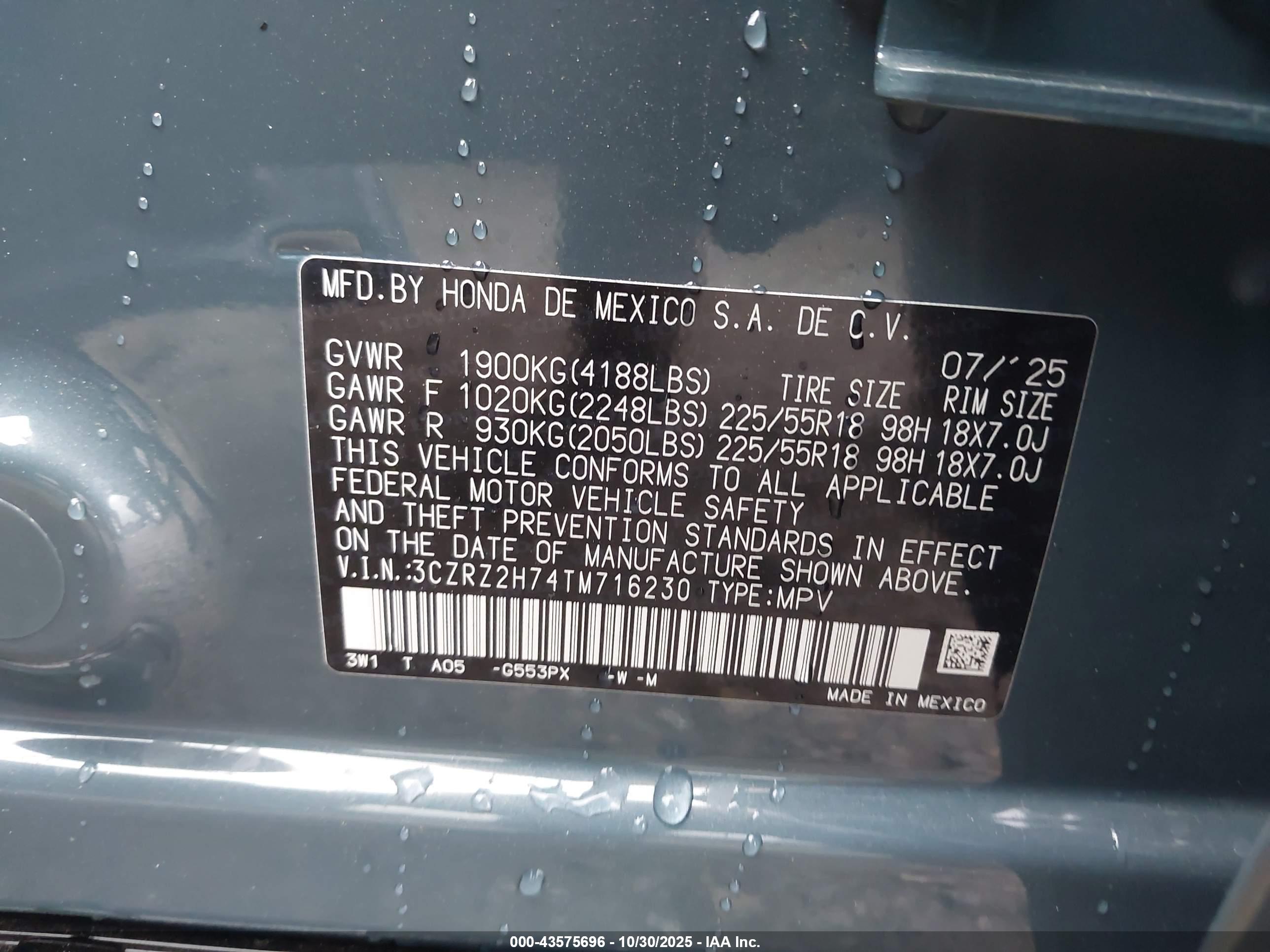 HONDA HR-V image 9