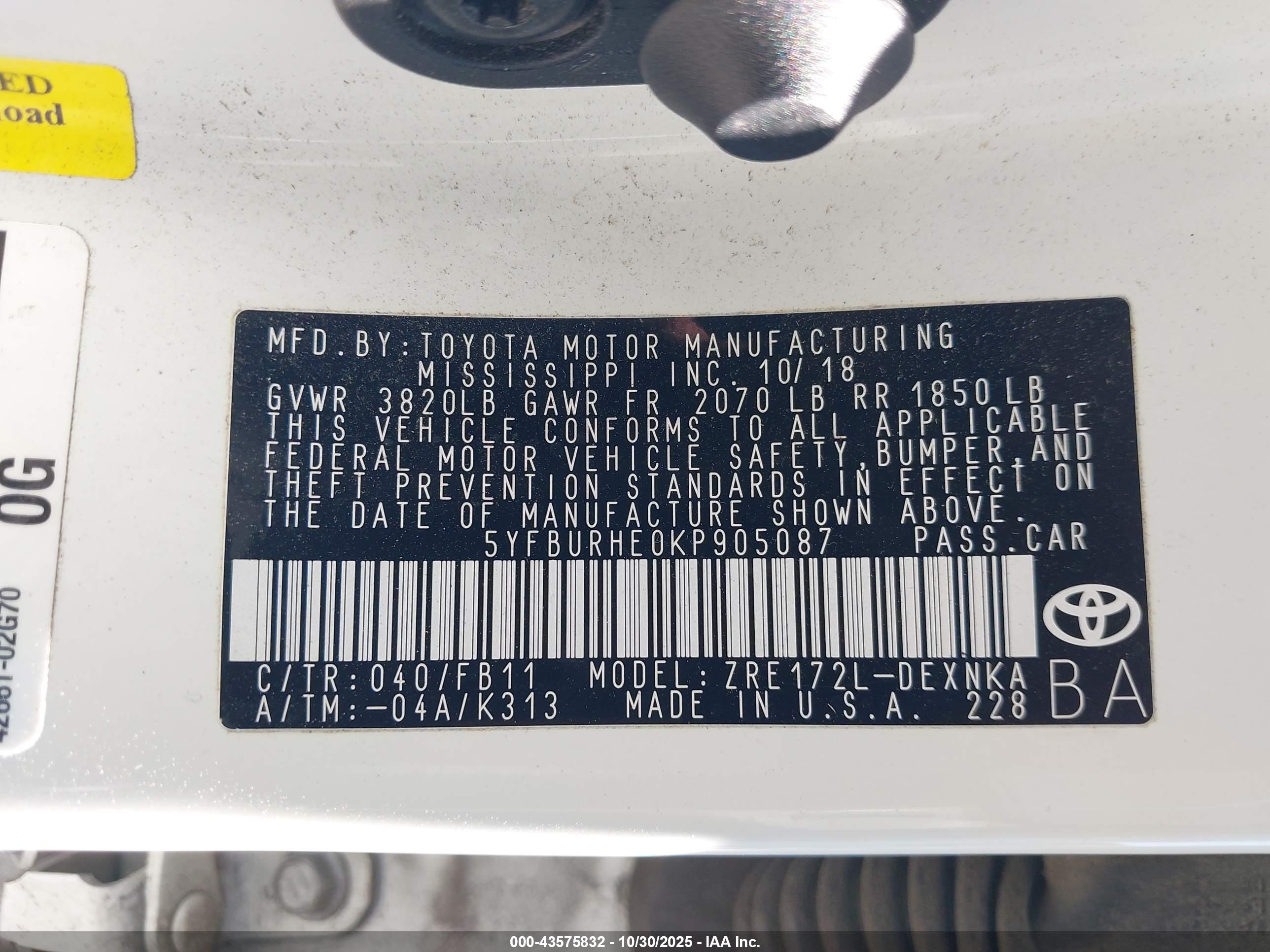 TOYOTA COROLLA image 9