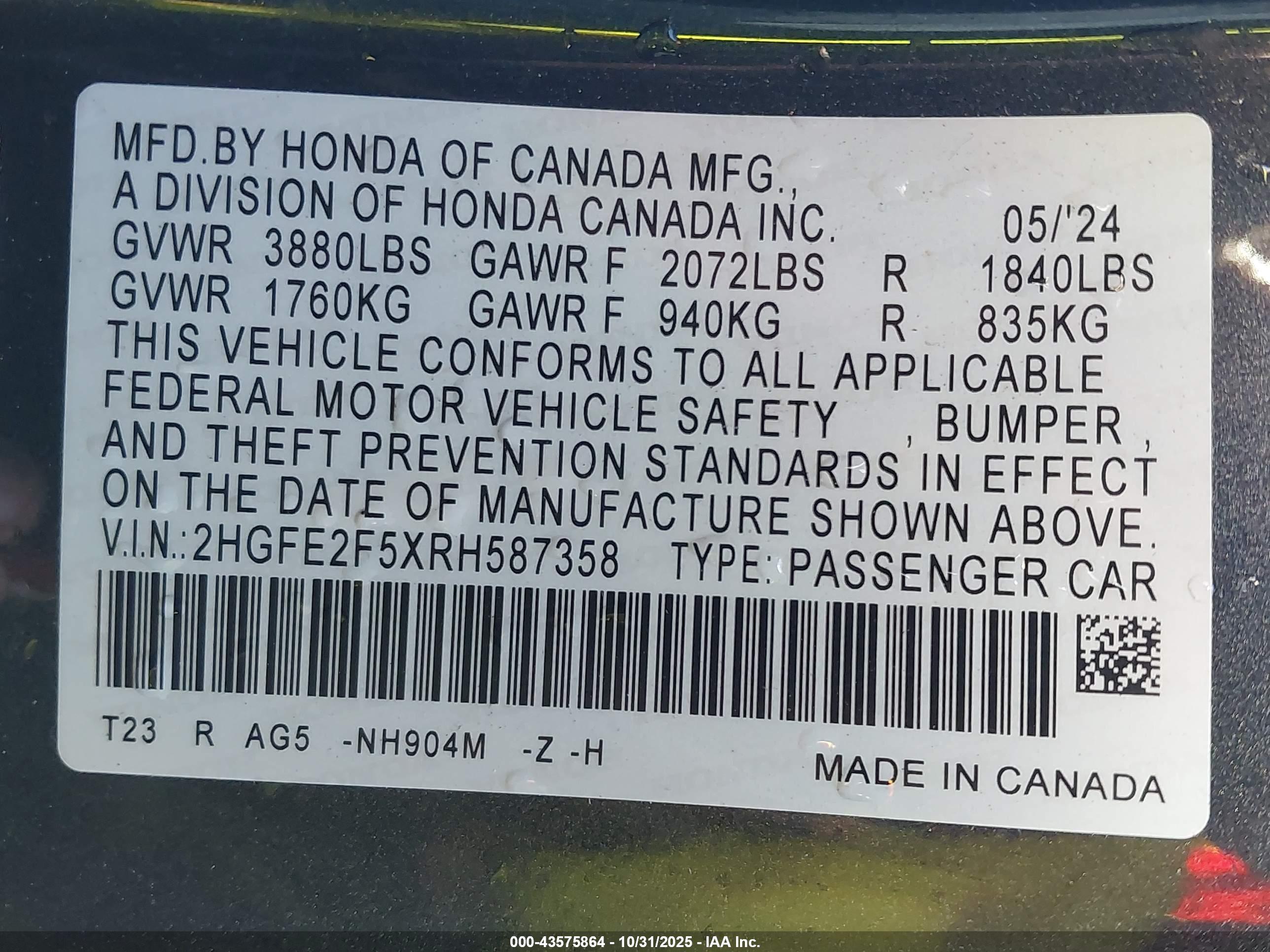 HONDA CIVIC image 9