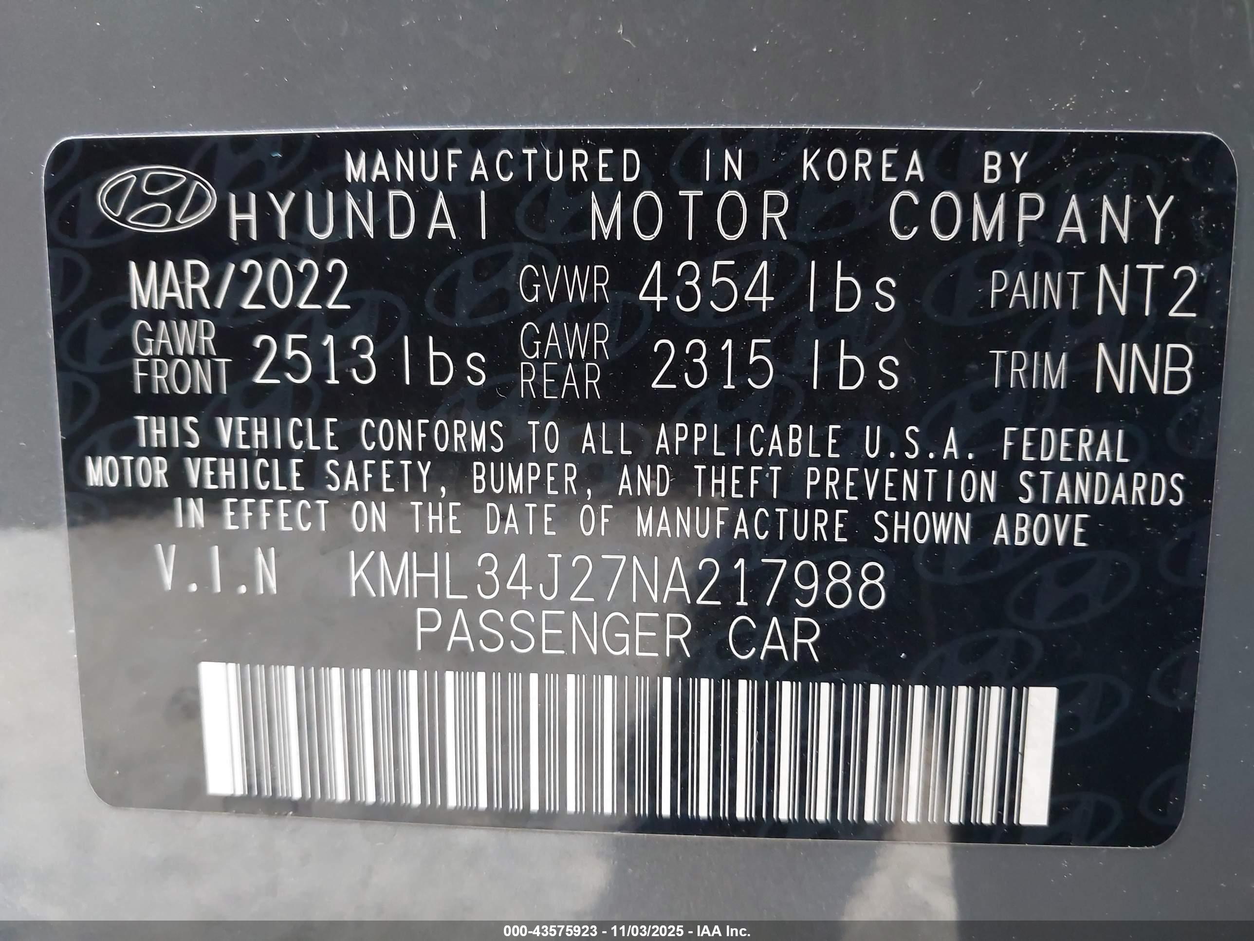 HYUNDAI SONATA image 9