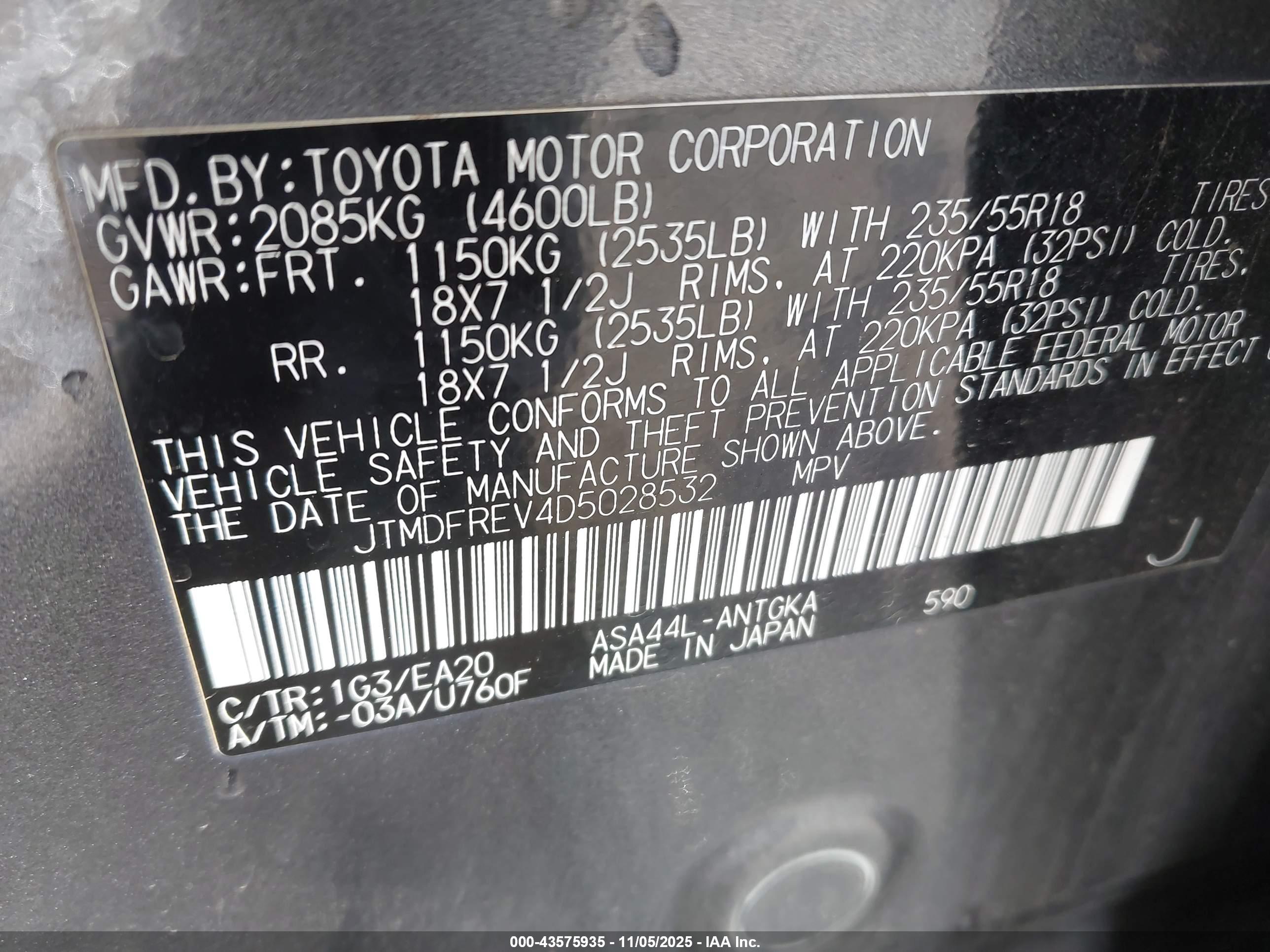 TOYOTA RAV4 image 9