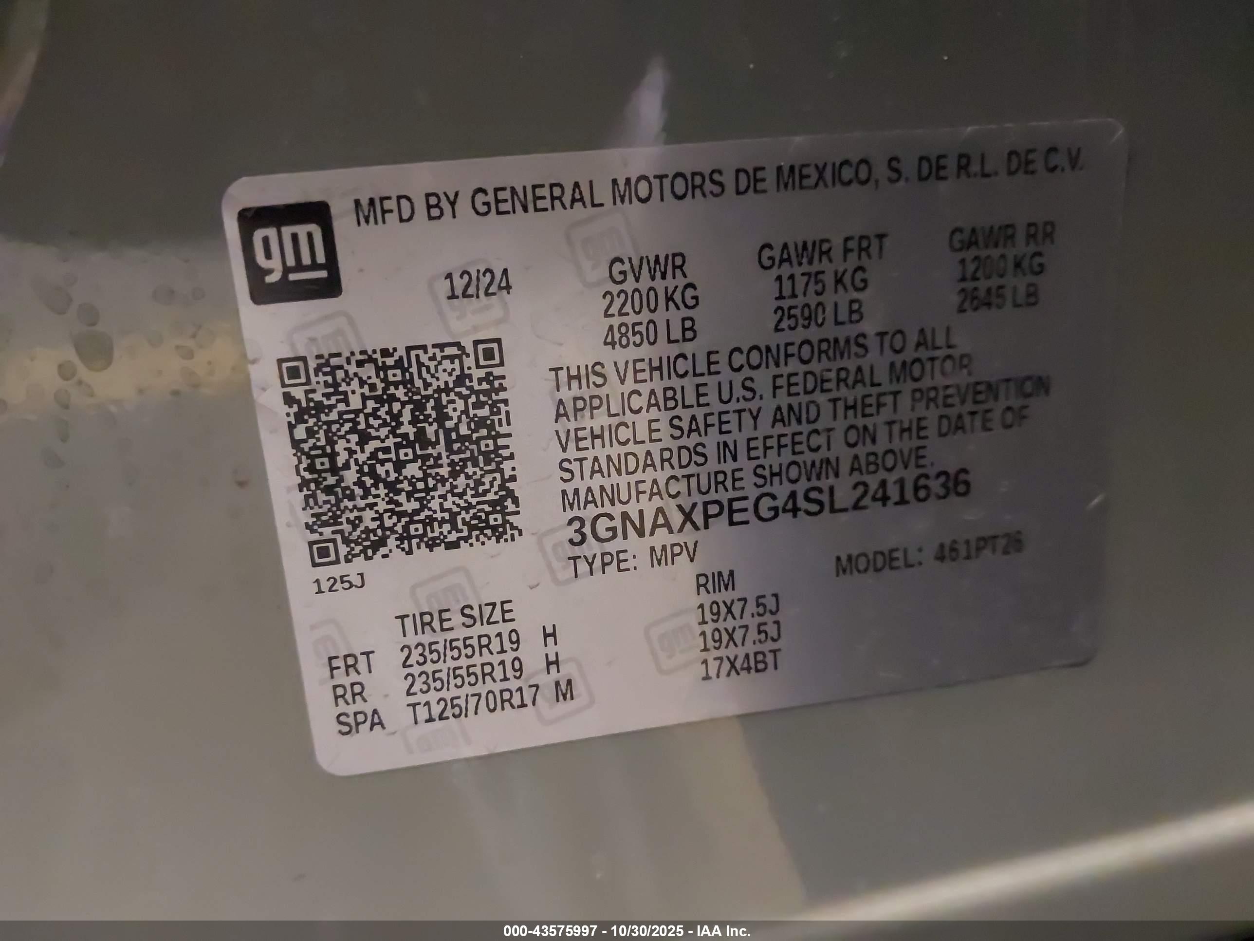 CHEVROLET EQUINOX image 9