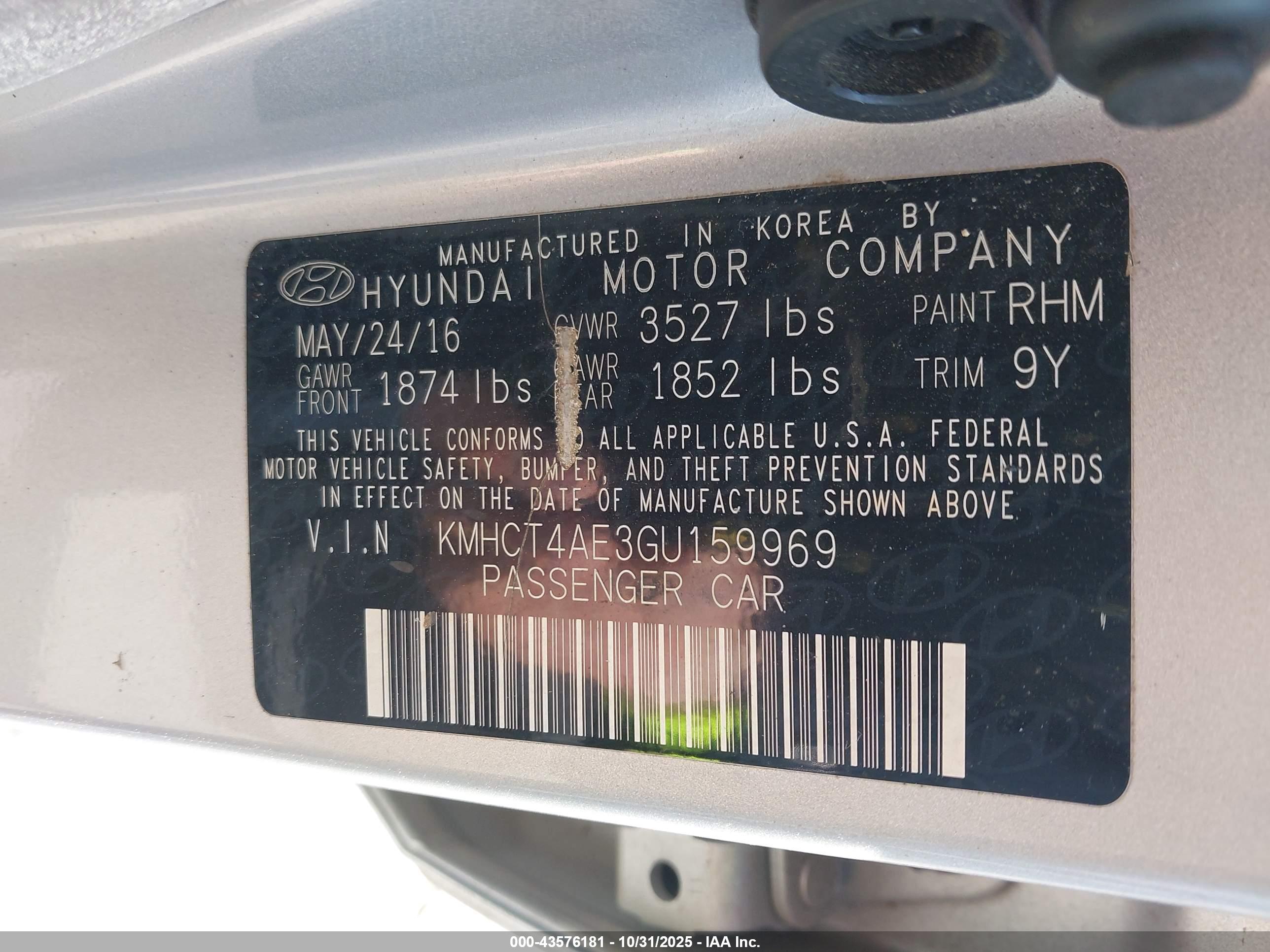 HYUNDAI ACCENT image 9