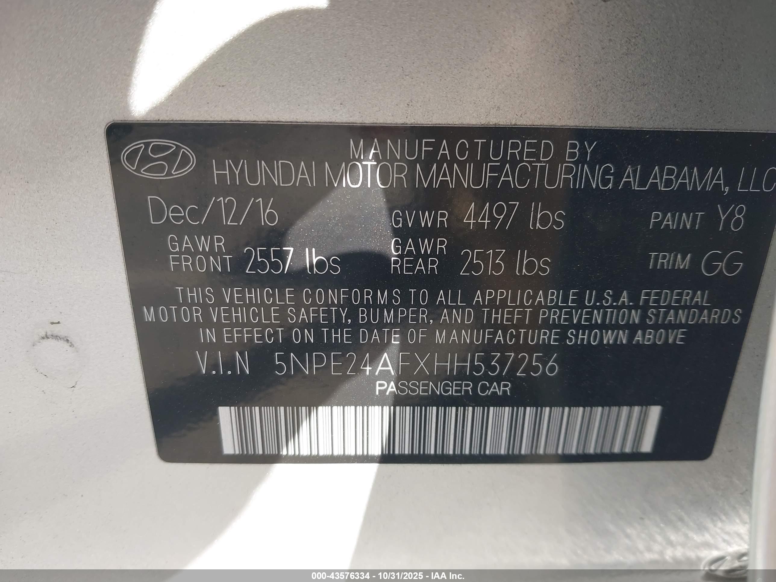 HYUNDAI SONATA image 9