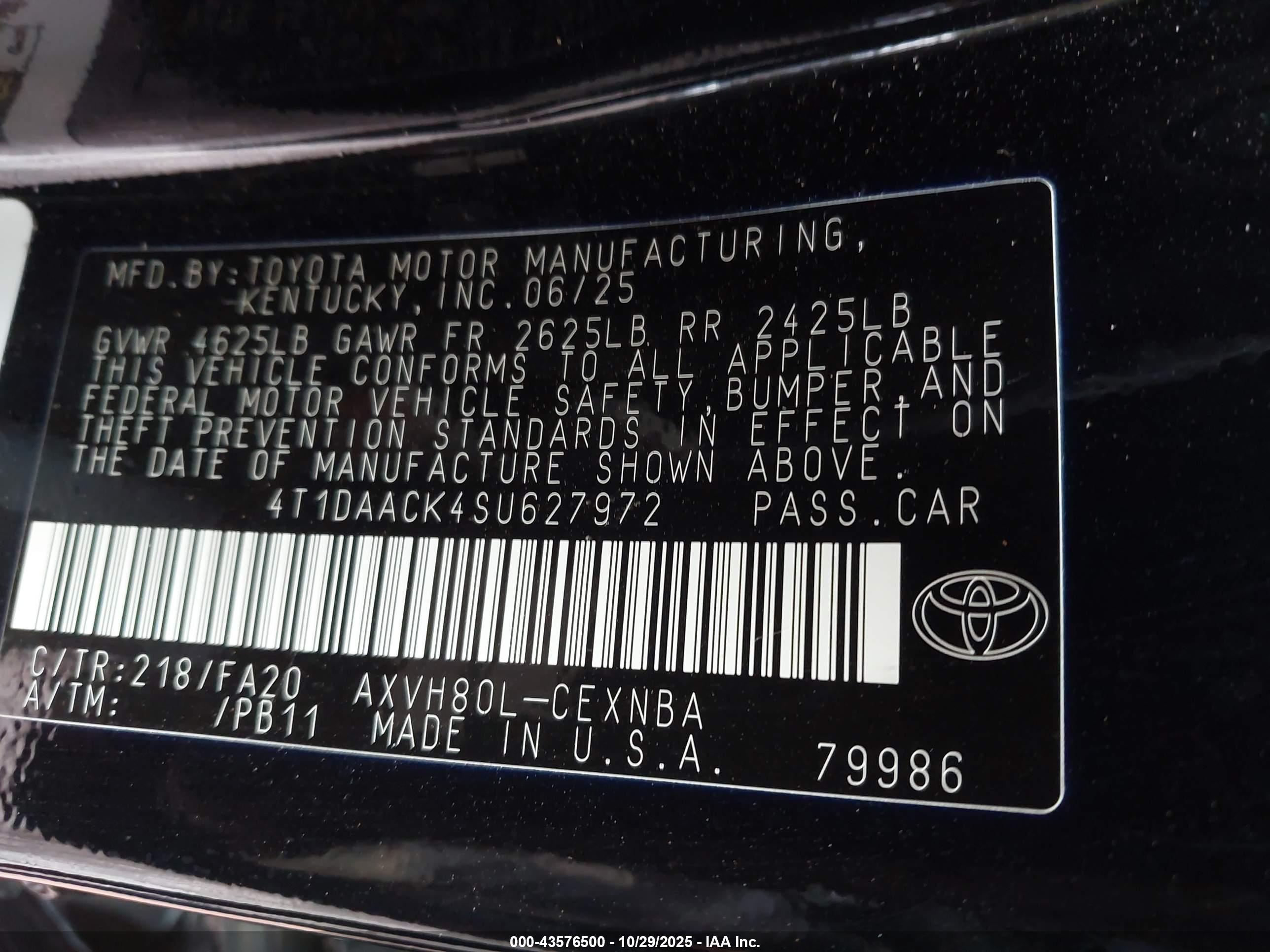 TOYOTA CAMRY image 9
