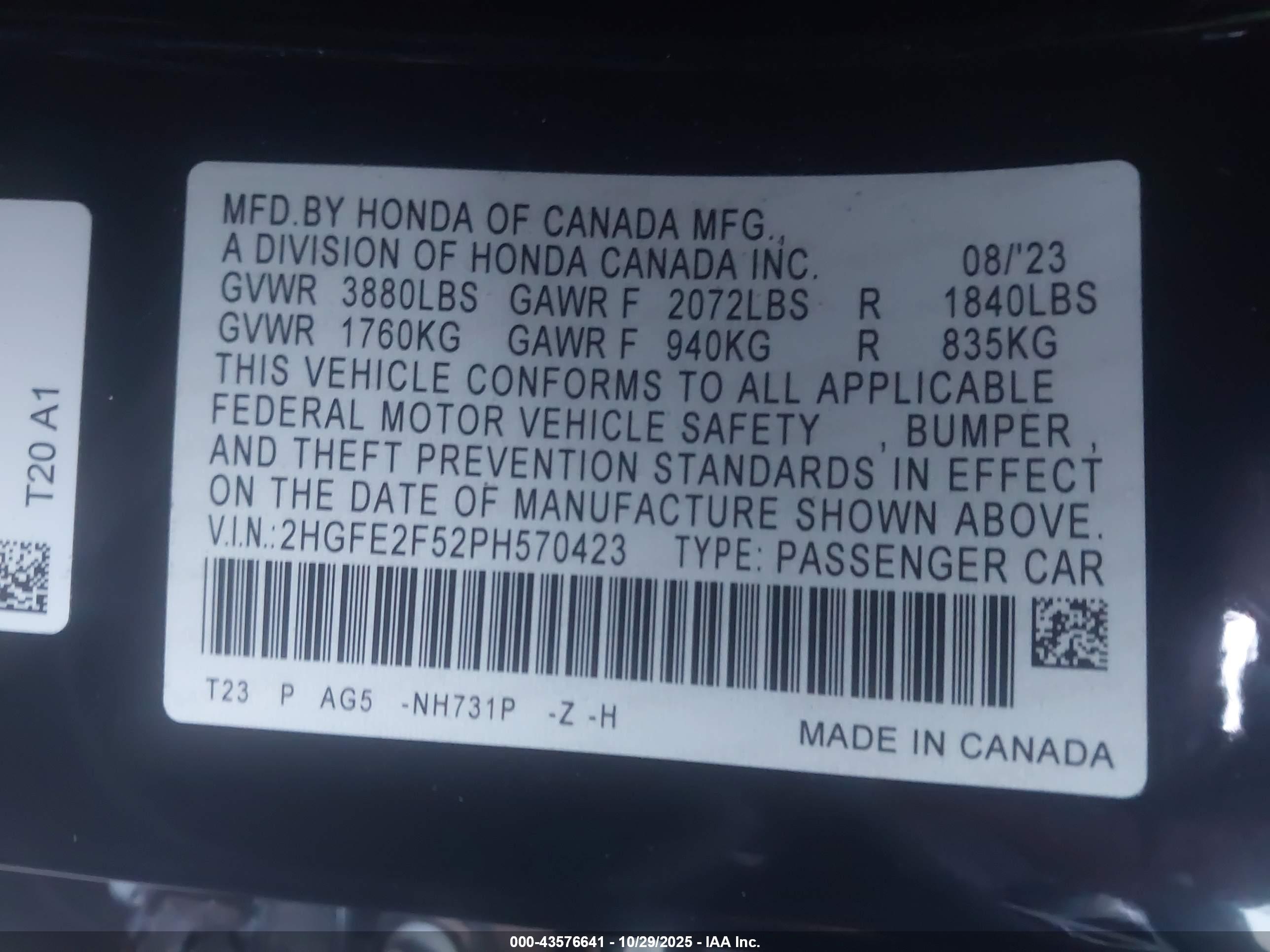 HONDA CIVIC image 9
