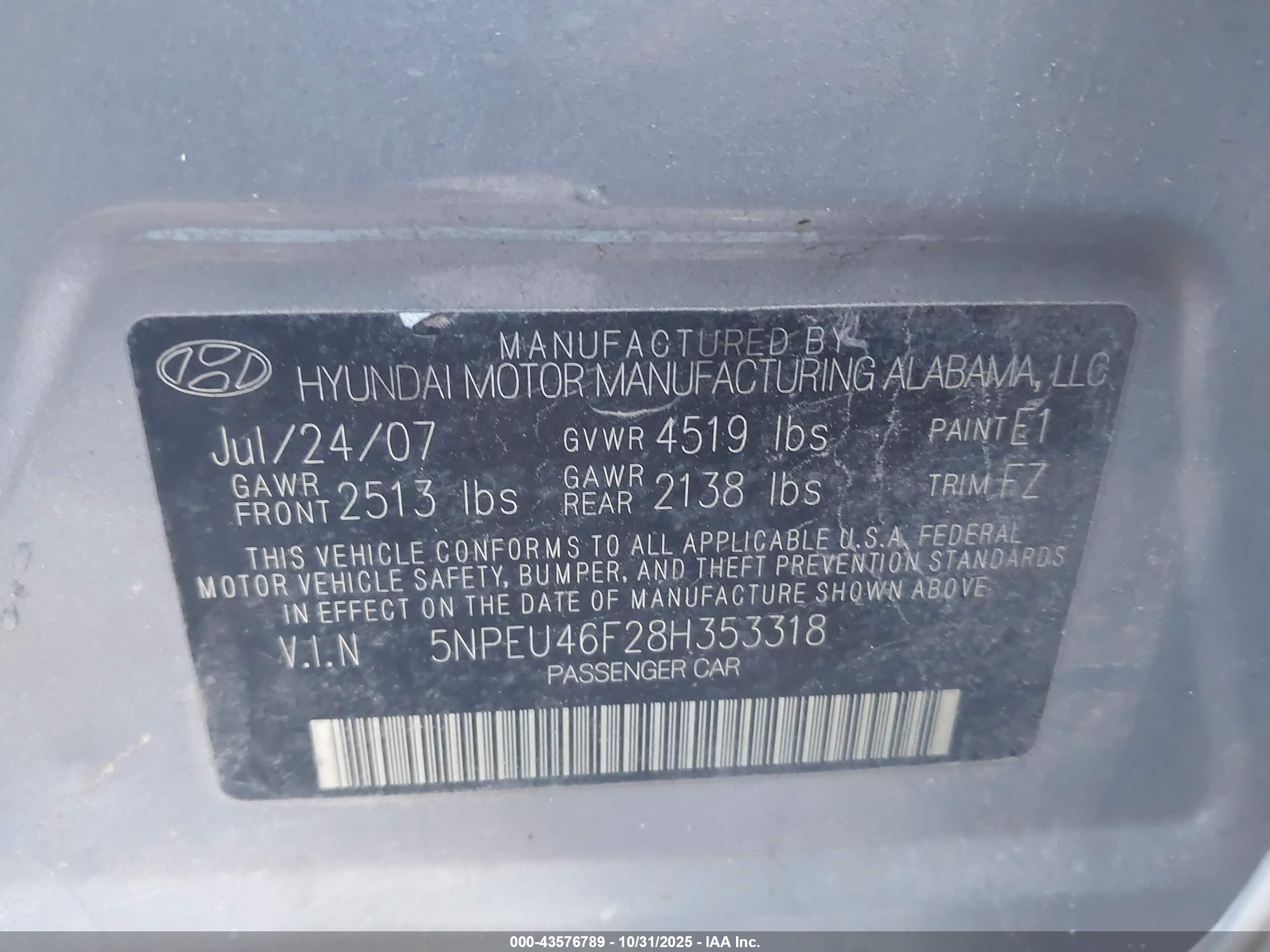 HYUNDAI SONATA image 9