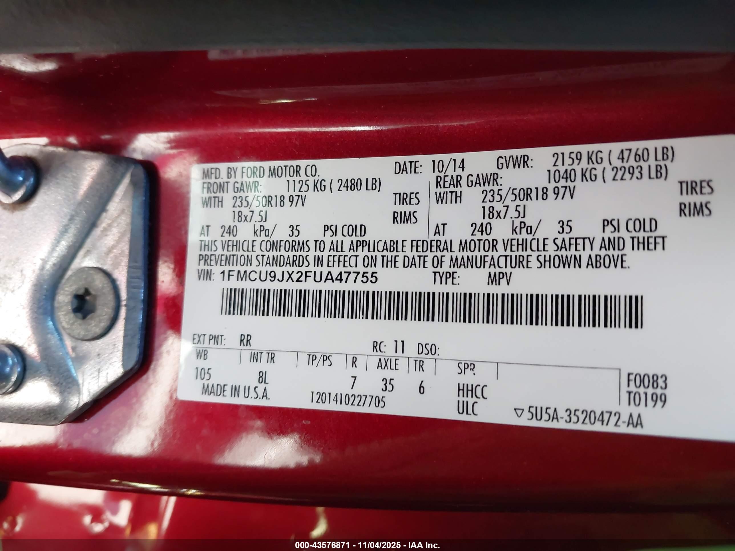 FORD ESCAPE image 9